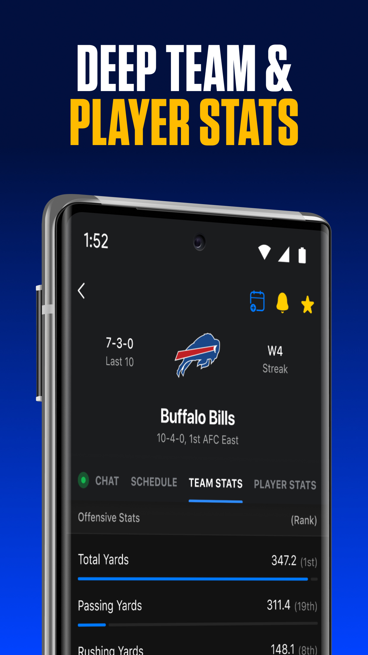 اسکرین شات 3 برنامه theScore: Sports News & Scores