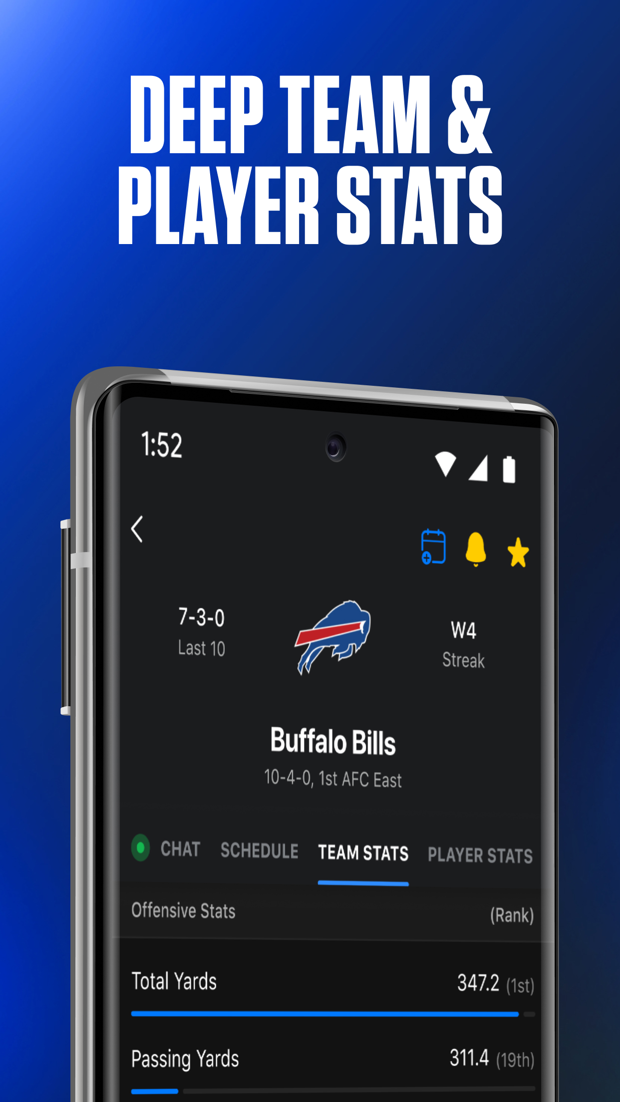 اسکرین شات 3 برنامه theScore: Sports News & Scores