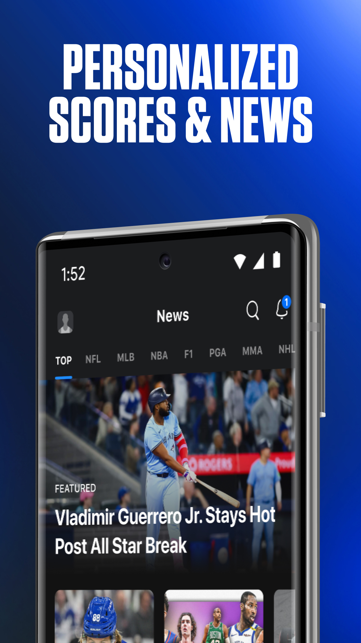 اسکرین شات 2 برنامه theScore: Sports News & Scores