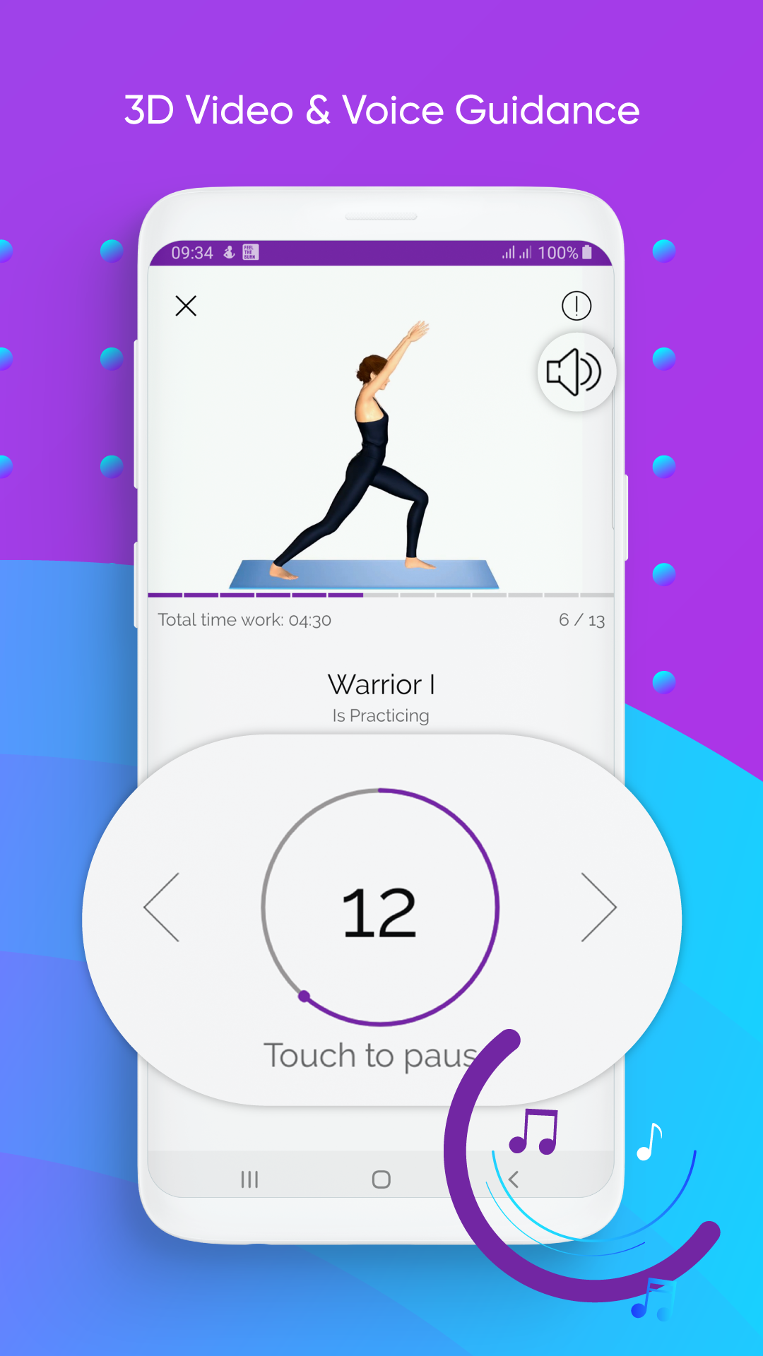 اسکرین شات 8 برنامه Yoga Workout for Beginners