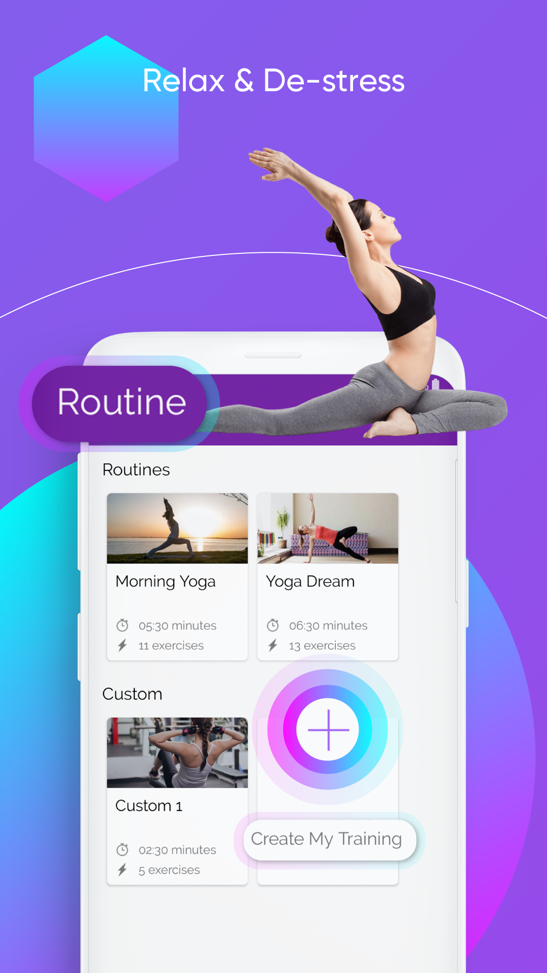 اسکرین شات 4 برنامه Yoga Workout for Beginners
