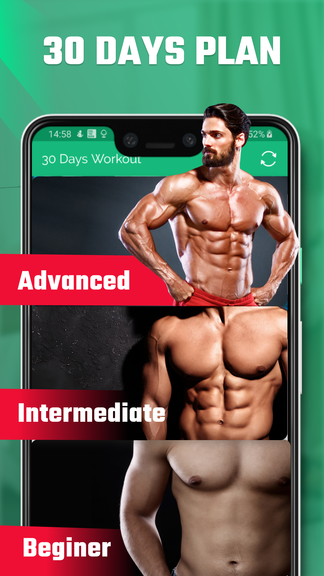 اسکرین شات 2 برنامه Home Workout in 30 Days