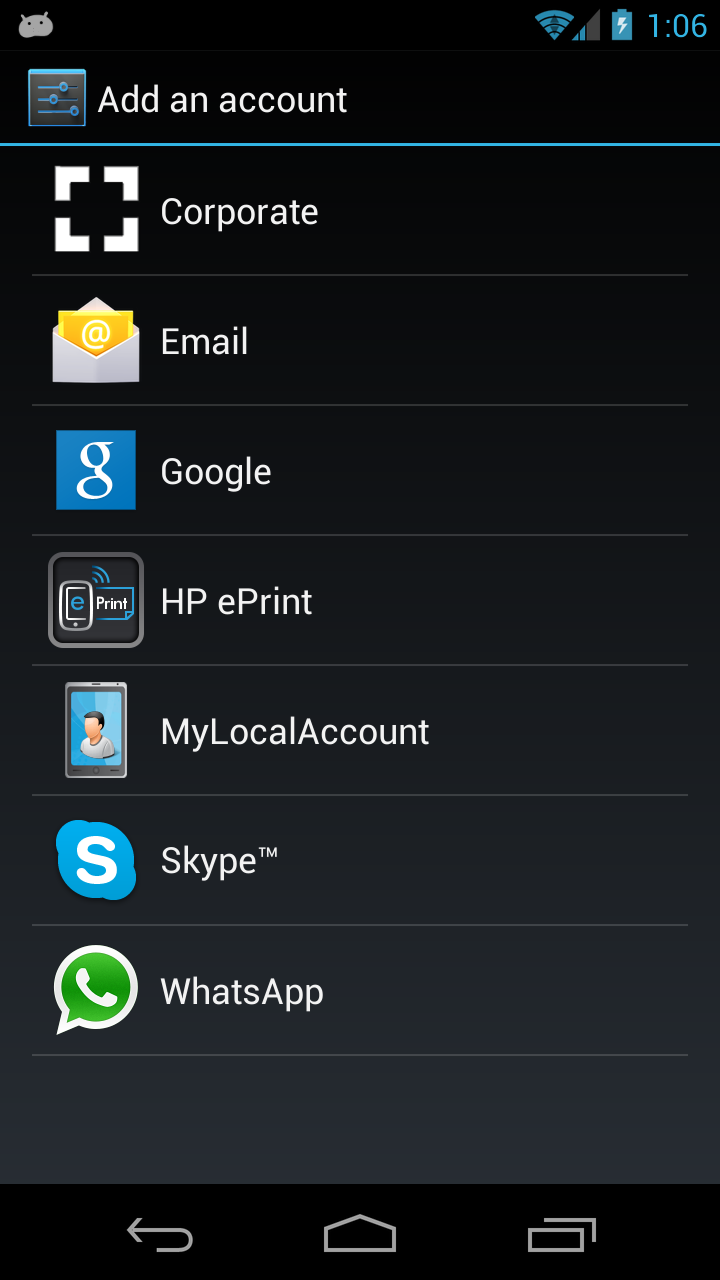 اسکرین شات 1 برنامه MyLocalAccount
