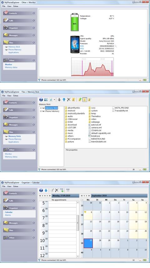 اسکرین شات 2 برنامه MyPhoneExplorer Client