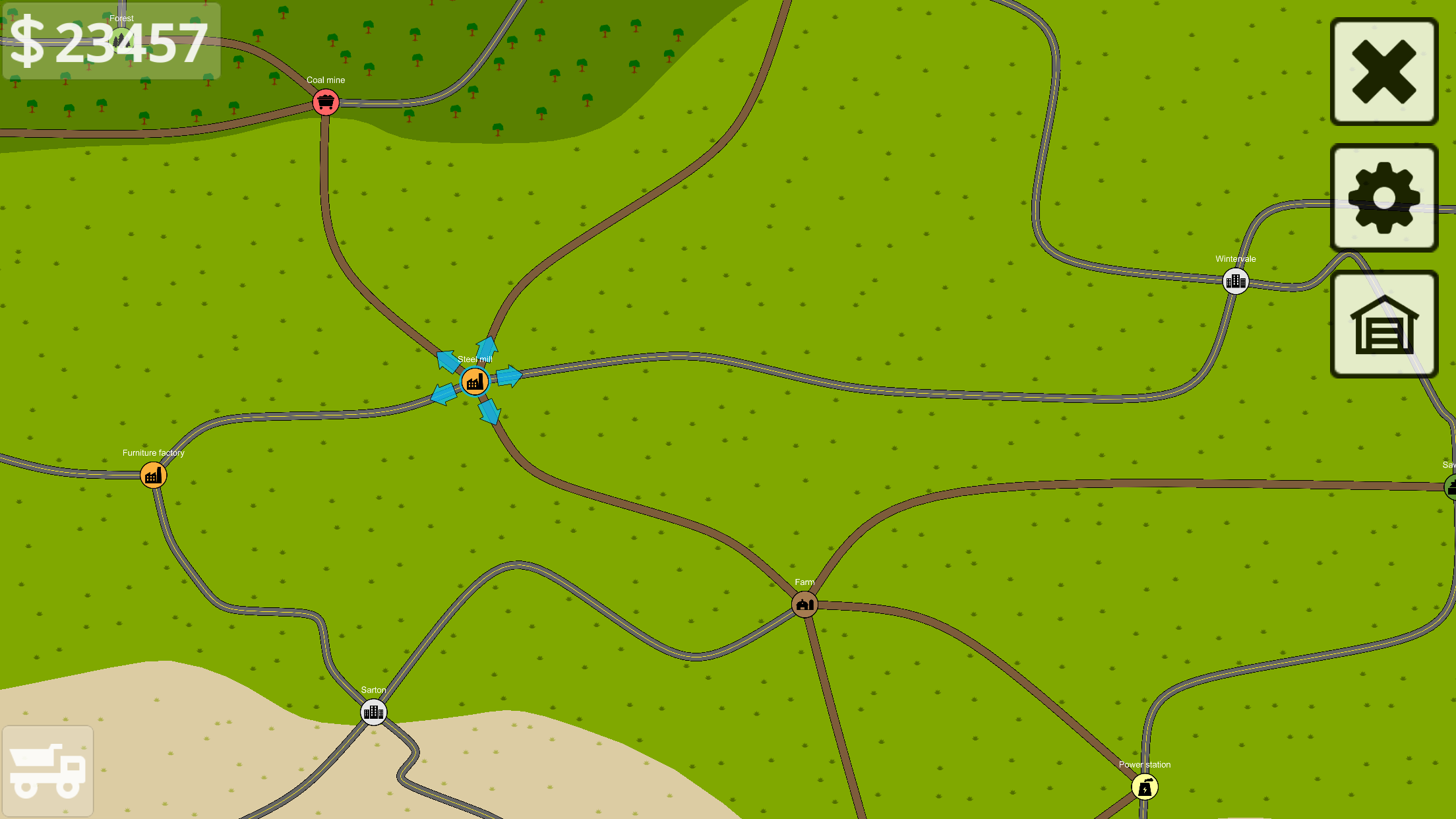 اسکرین شات 2 بازی Mini Trucker - truck simulator