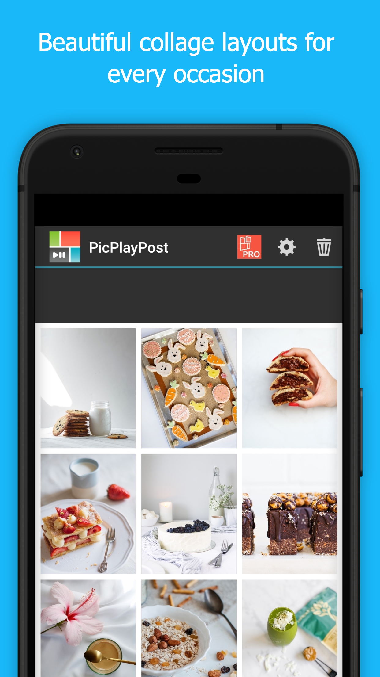 اسکرین شات 1 برنامه PicPlayPost Collage, Slideshow