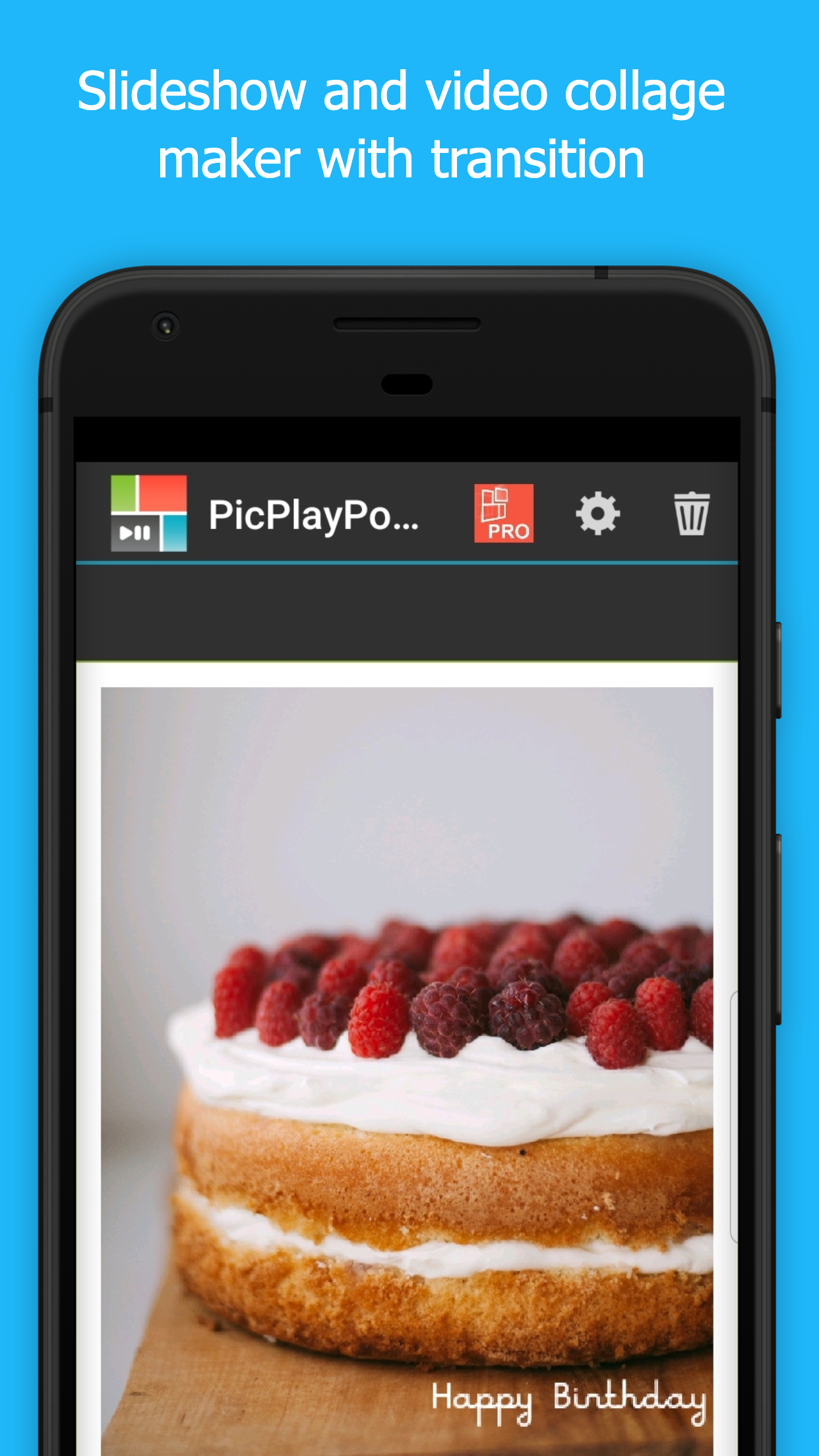 اسکرین شات 3 برنامه PicPlayPost Collage, Slideshow