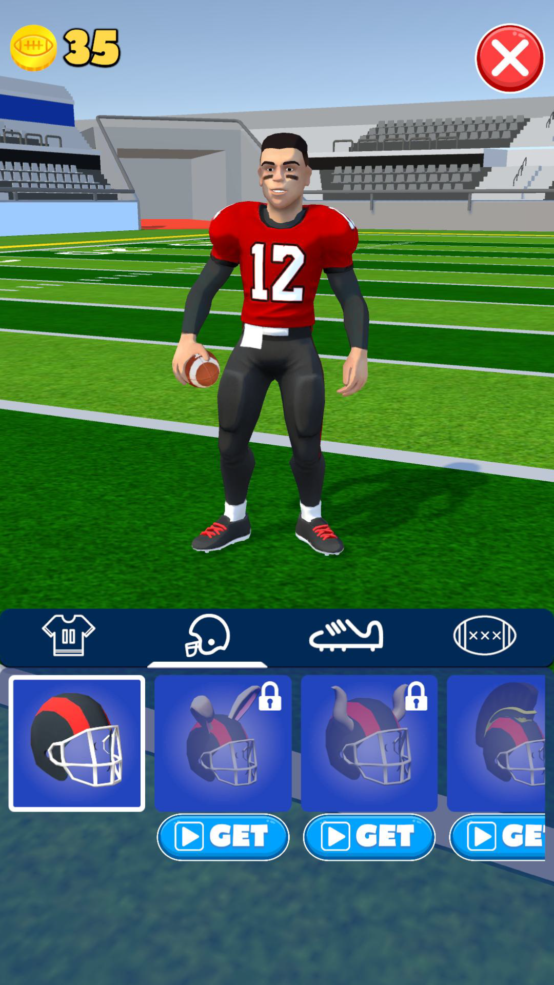 اسکرین شات 6 بازی Hyper Touchdown 3D