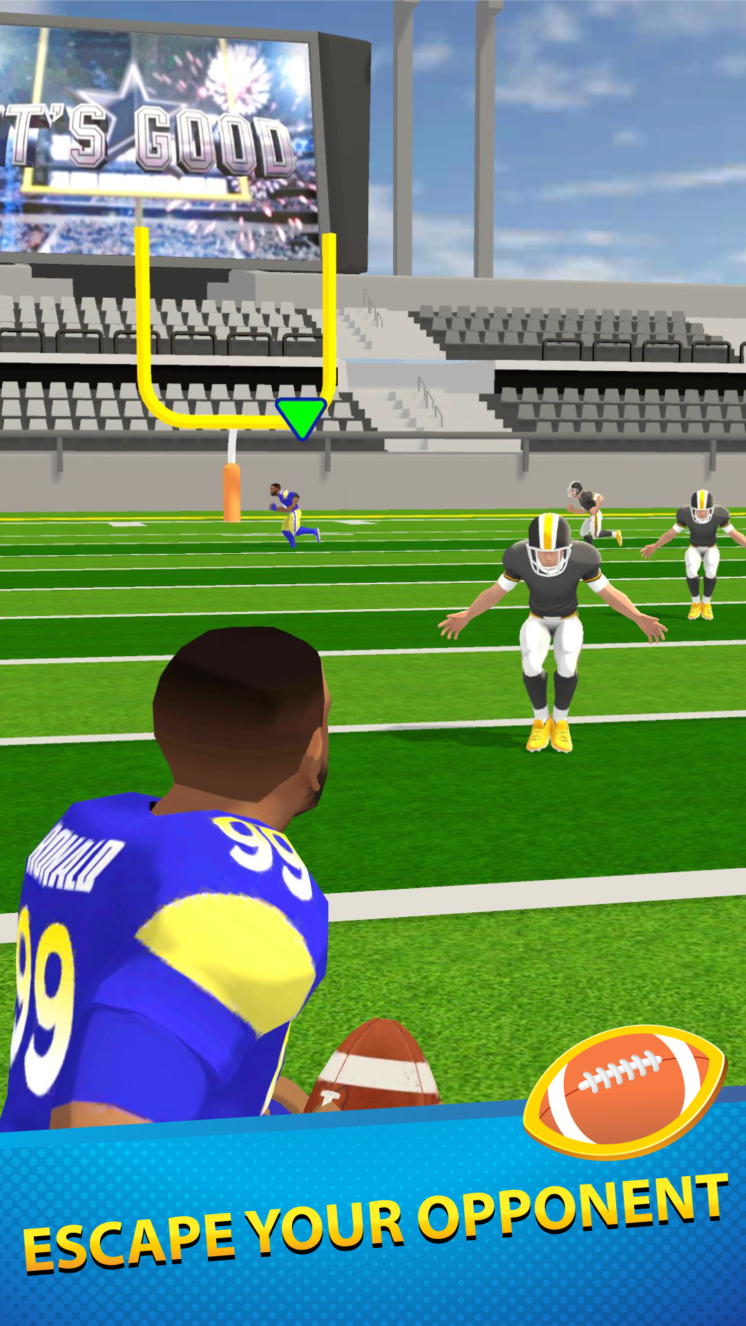 اسکرین شات 3 بازی Hyper Touchdown 3D