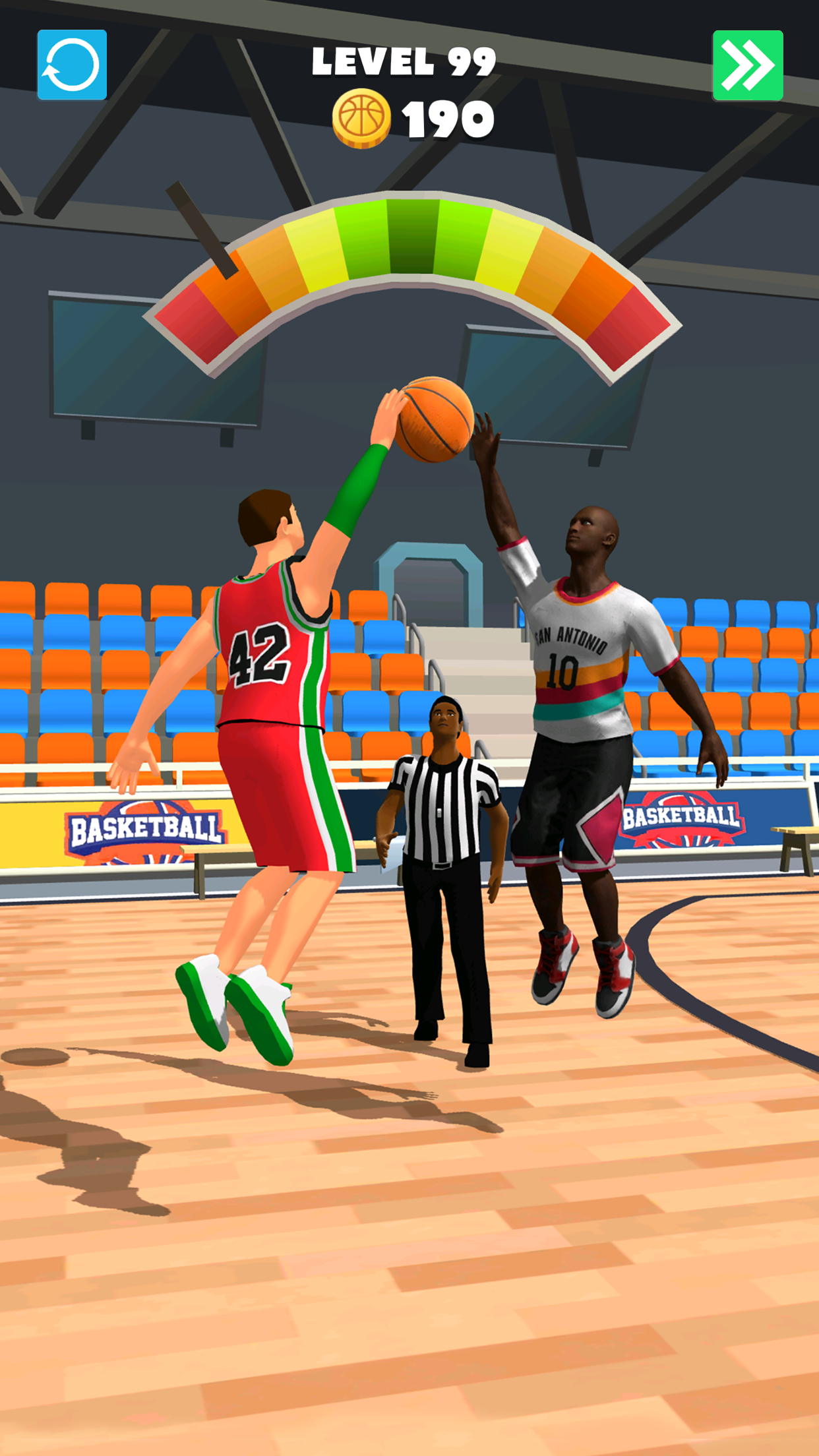 اسکرین شات 1 بازی Basketball Life 3D - Dunk Game