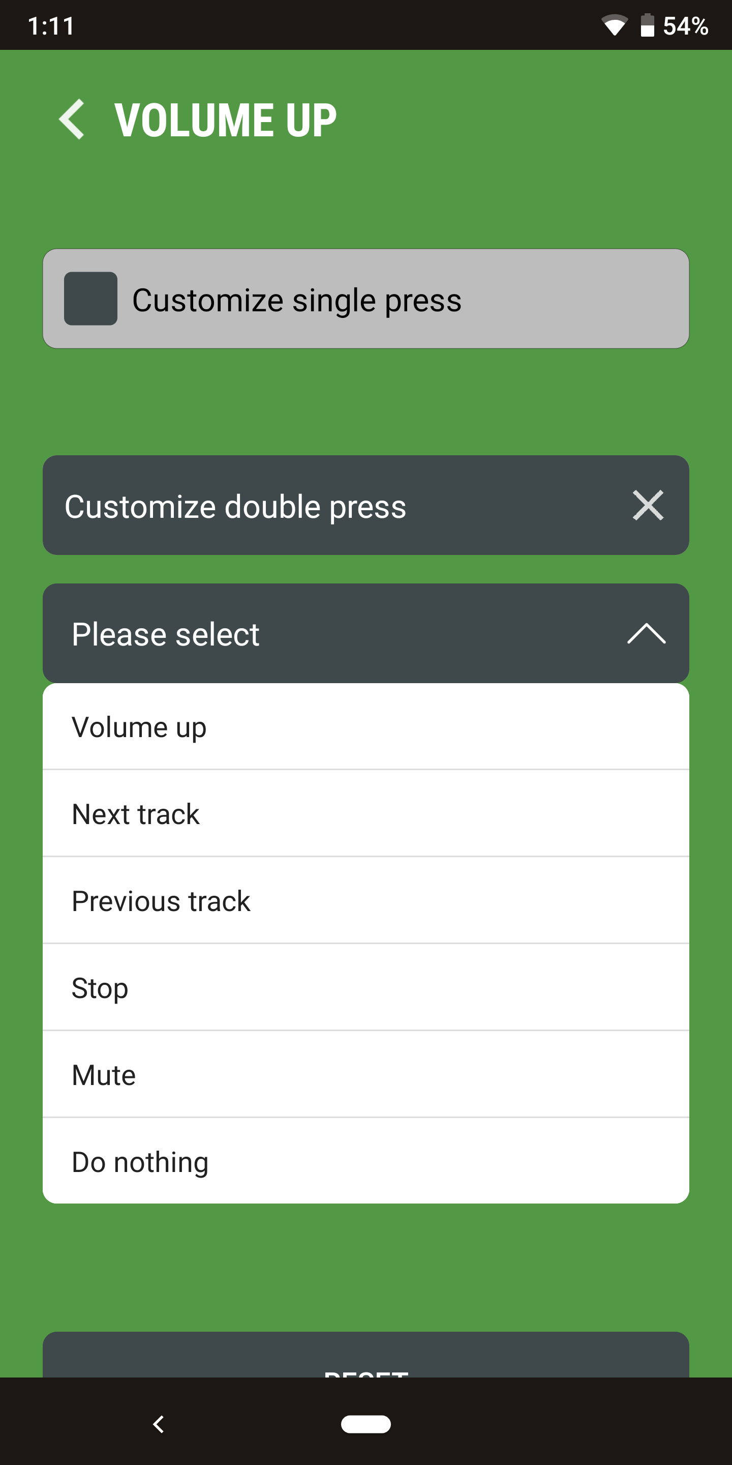 اسکرین شات 4 برنامه Next Track: Volume button skip