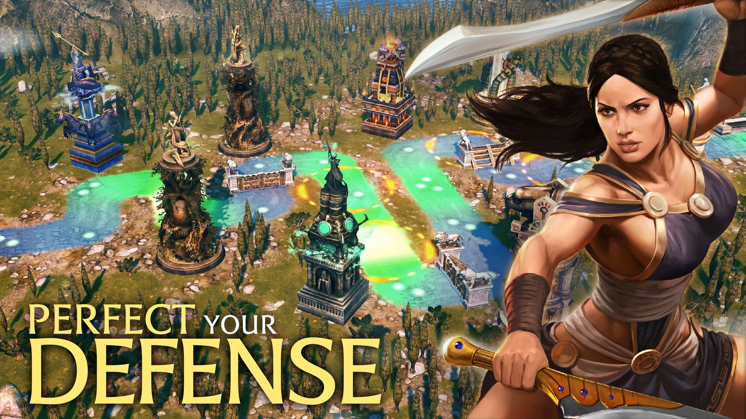 اسکرین شات 4 بازی Olympus Rising: Strategy Game