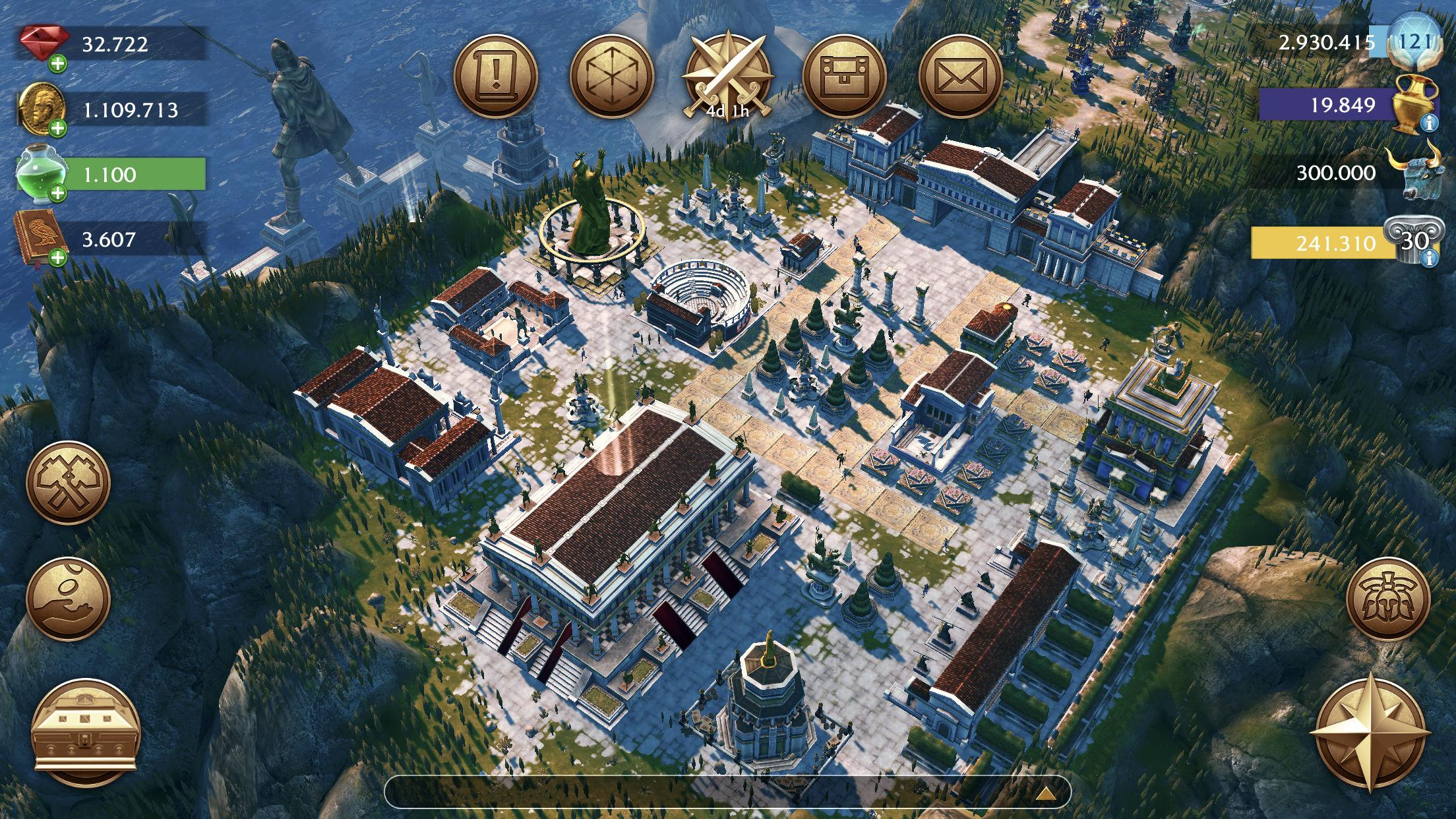 اسکرین شات 7 بازی Olympus Rising: Strategy Game