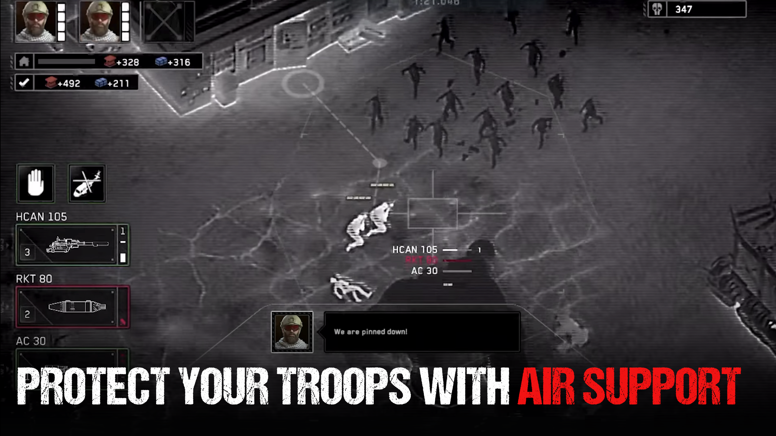 اسکرین شات 4 بازی Zombie Gunship Survival: AC130