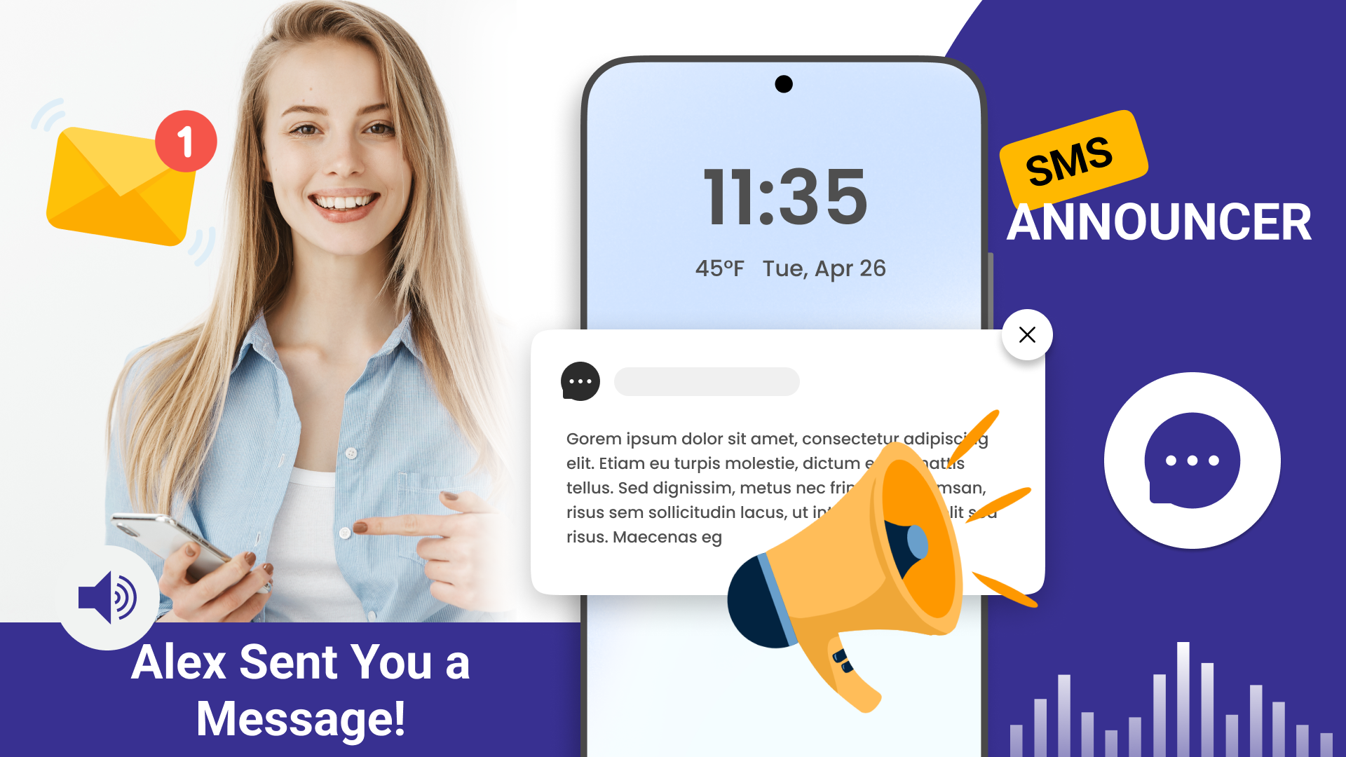 اسکرین شات 4 برنامه Caller Name Announcer and SMS
