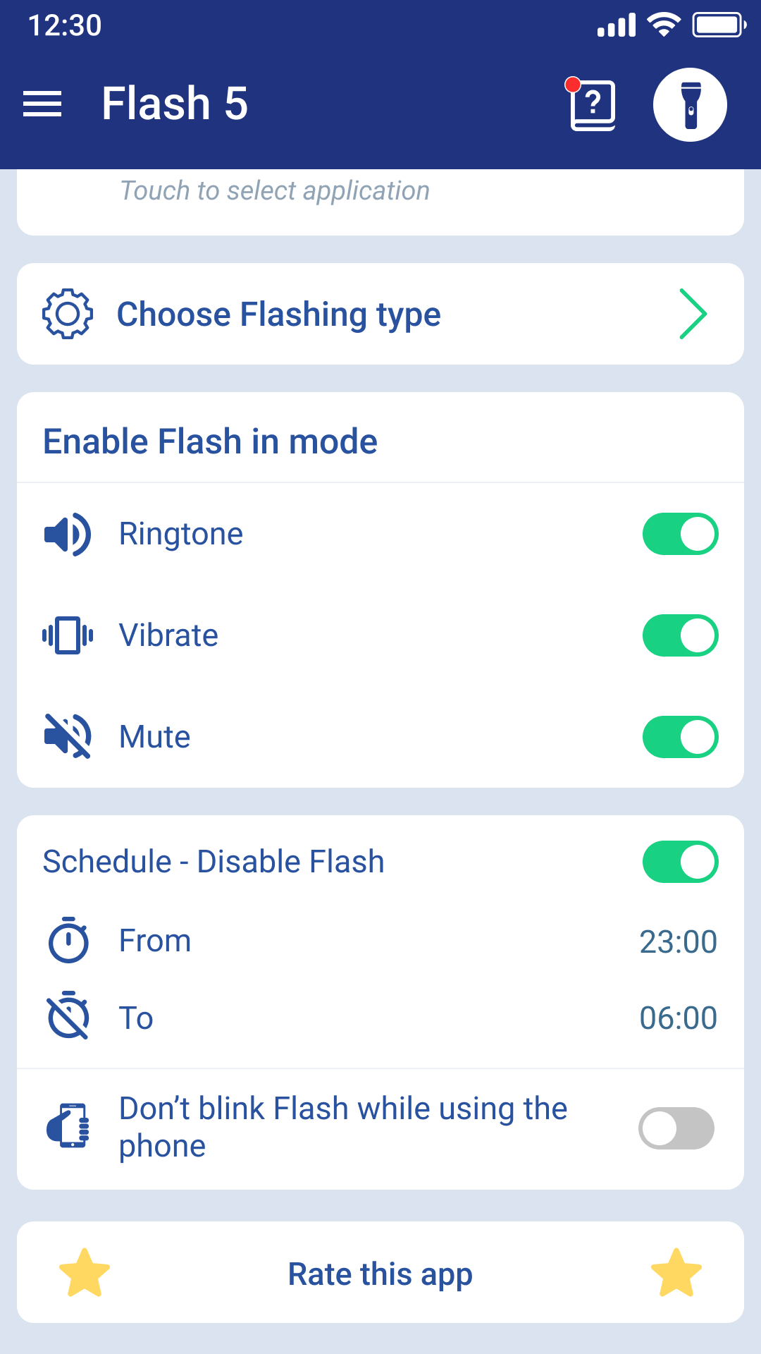 اسکرین شات 5 برنامه Flash Alert On Call - Flash 5