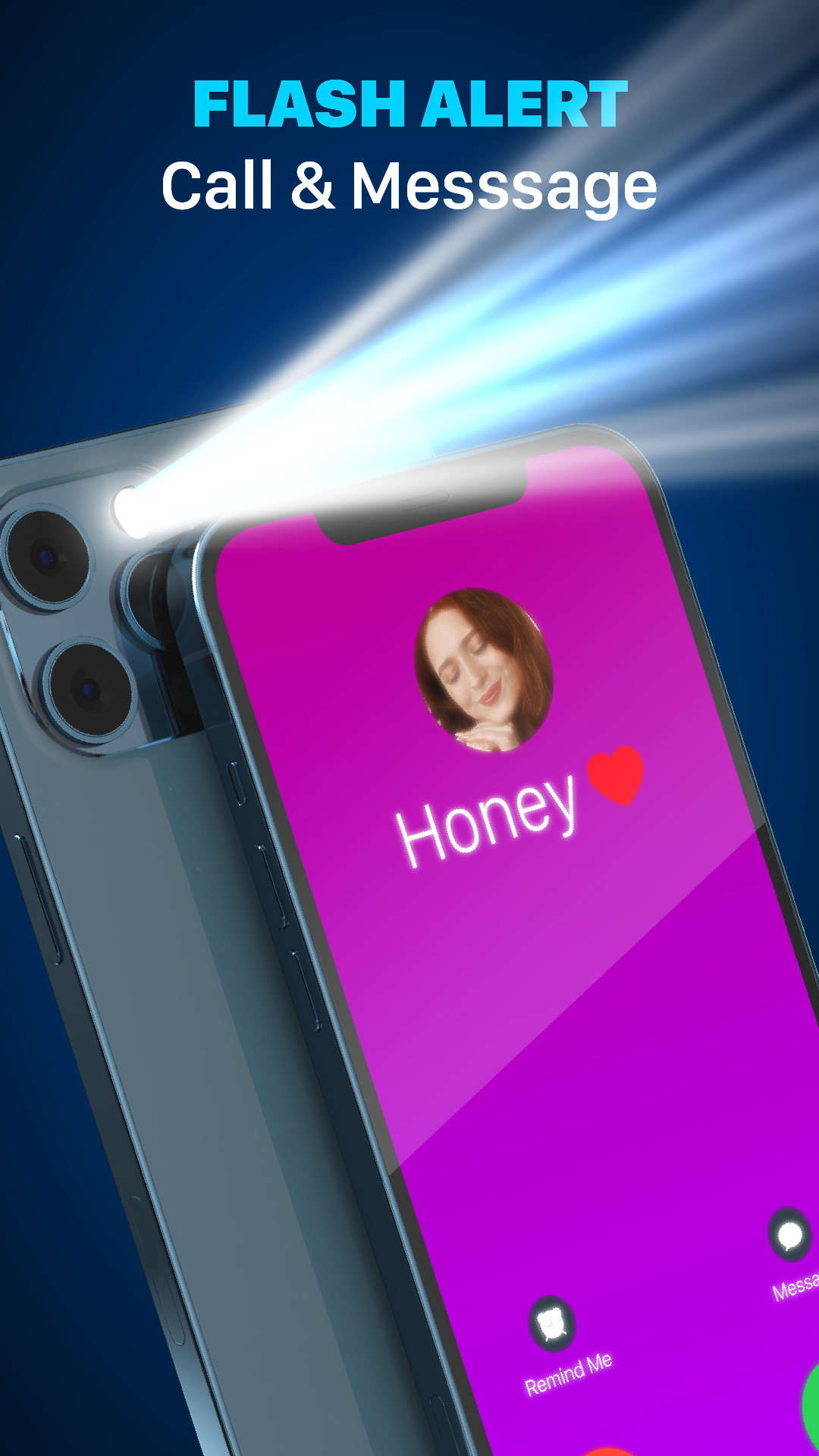 اسکرین شات 1 برنامه Flash Alerts - Led Flashlight