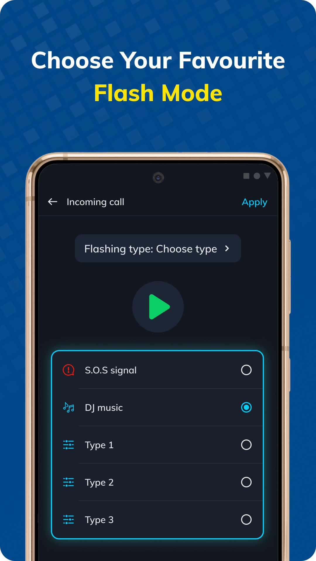اسکرین شات 5 برنامه Flash Alerts: Flashing Lights