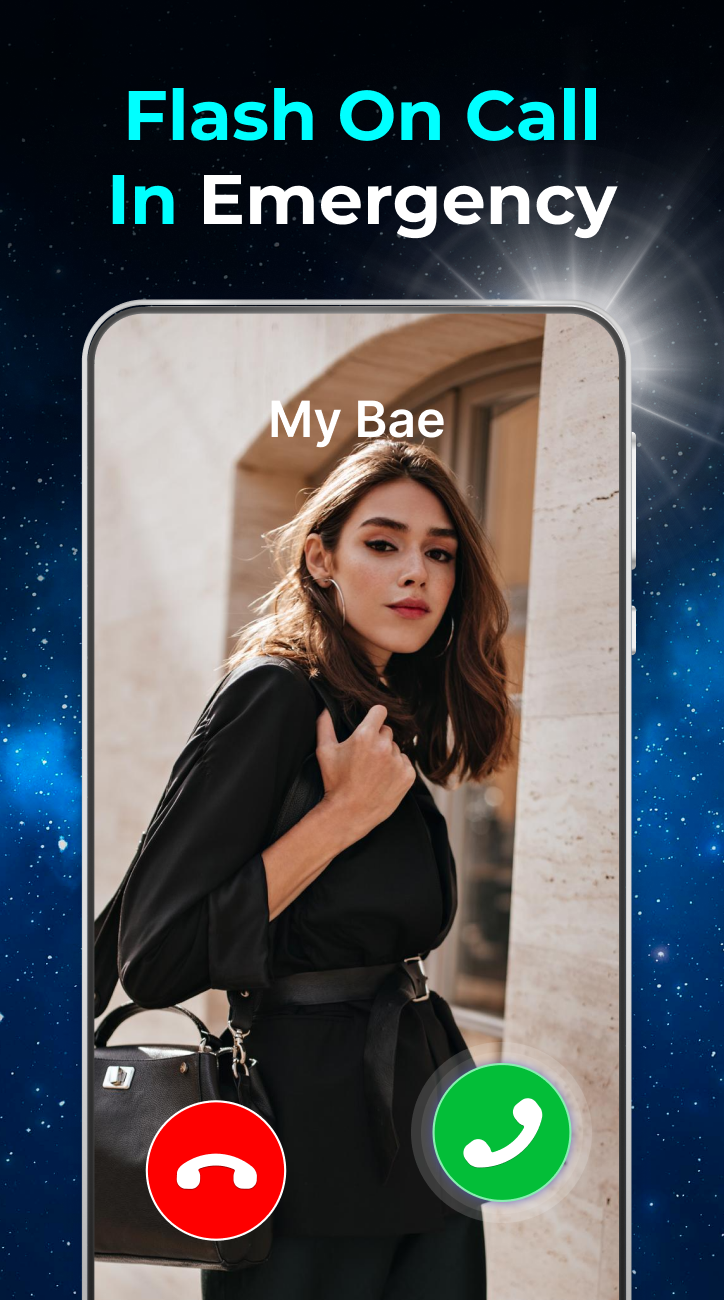 اسکرین شات 5 برنامه Flashlight and Flash Alert