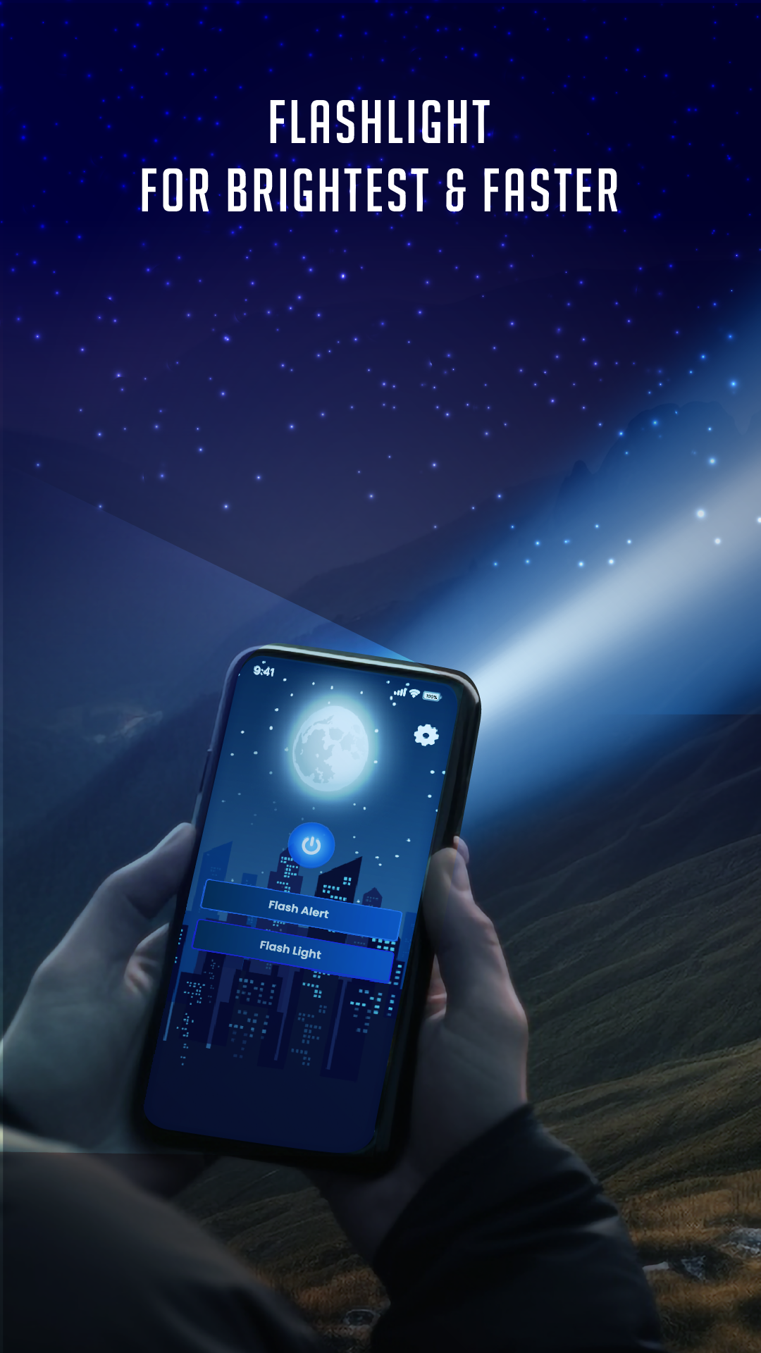 اسکرین شات 1 برنامه Flashlight on Call & Sms App
