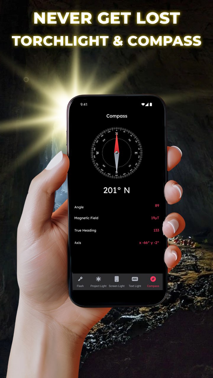 اسکرین شات 6 برنامه Flashlight LED & Flash Alert