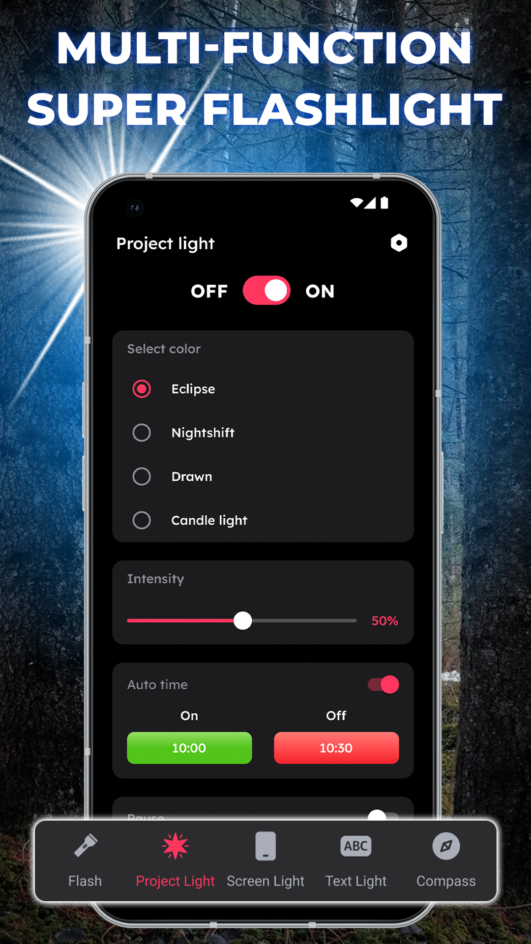 اسکرین شات 2 برنامه Flashlight LED & Flash Alert
