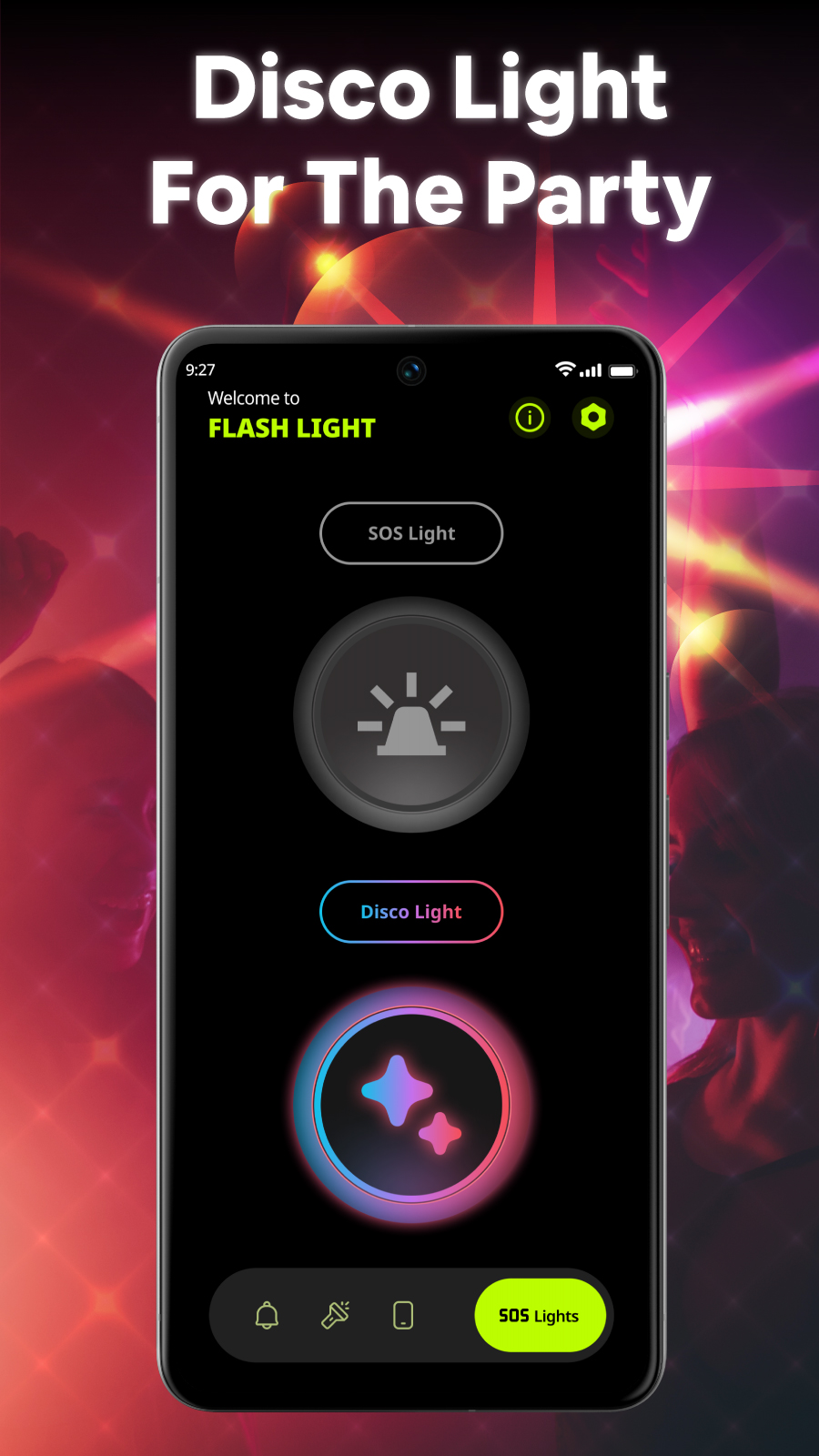اسکرین شات 6 برنامه LED Flashlight & Flash Alert