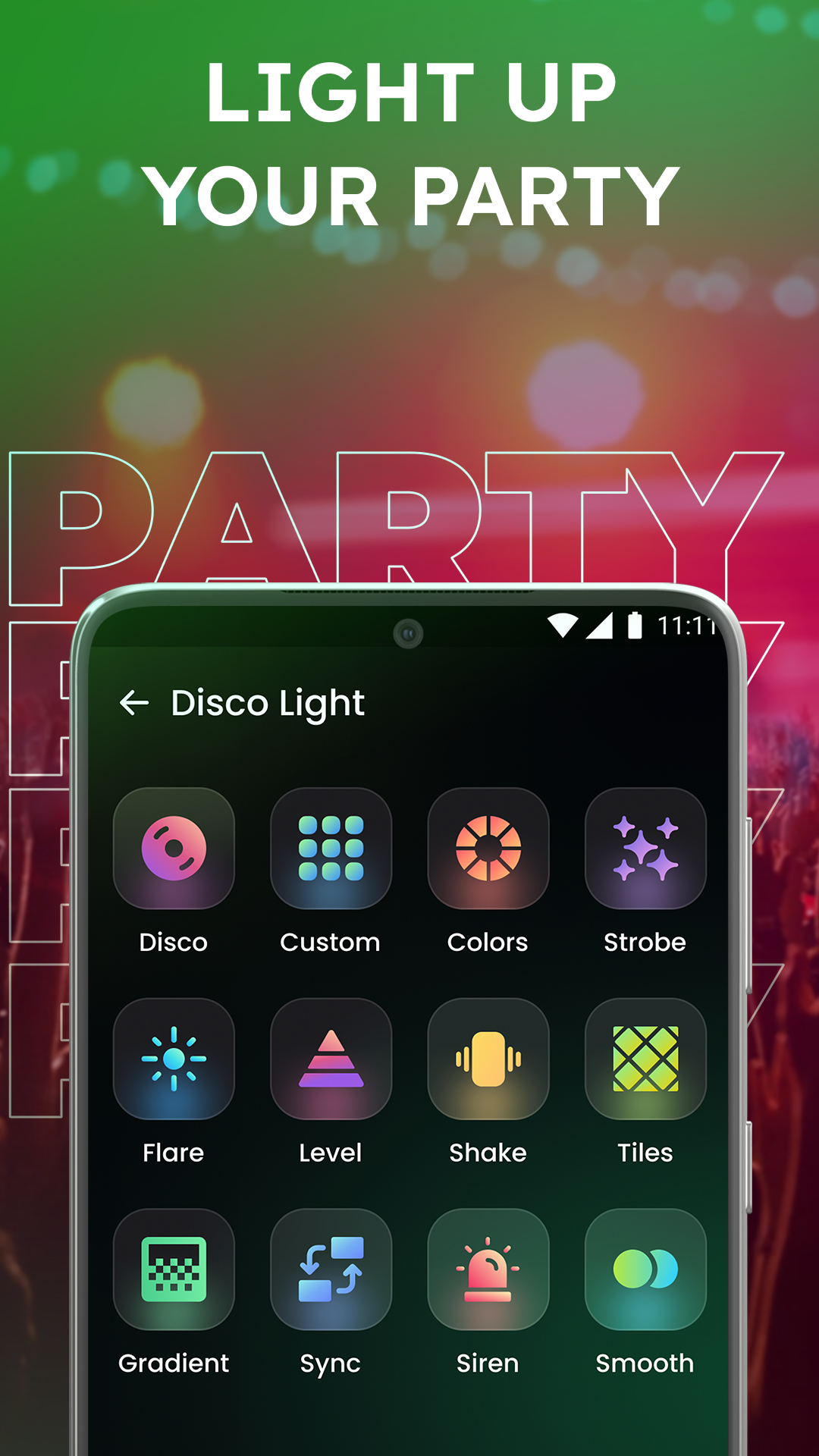 اسکرین شات 7 برنامه FlashLight & 3D Wallpaper App