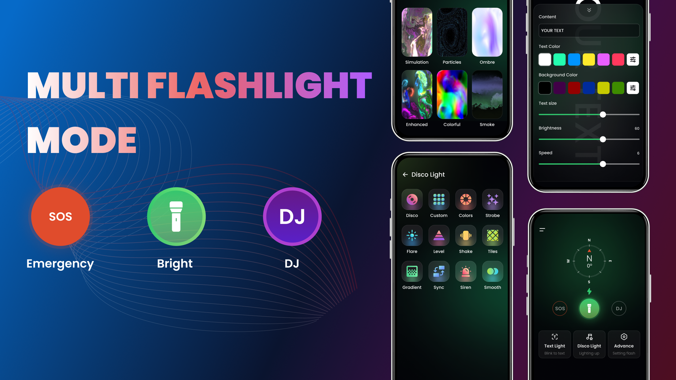 اسکرین شات 1 برنامه FlashLight & 3D Wallpaper App