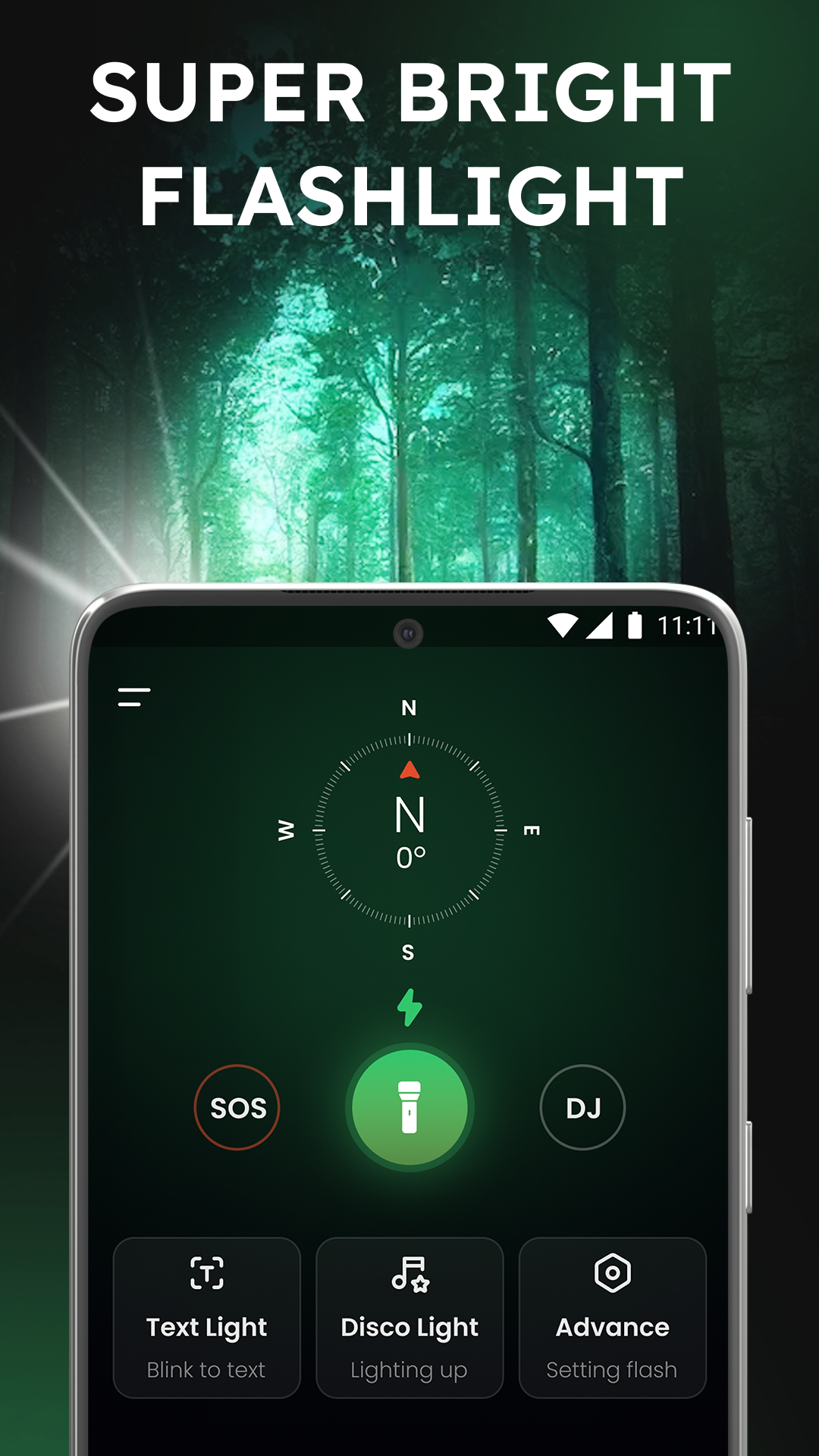 اسکرین شات 4 برنامه FlashLight & 3D Wallpaper App