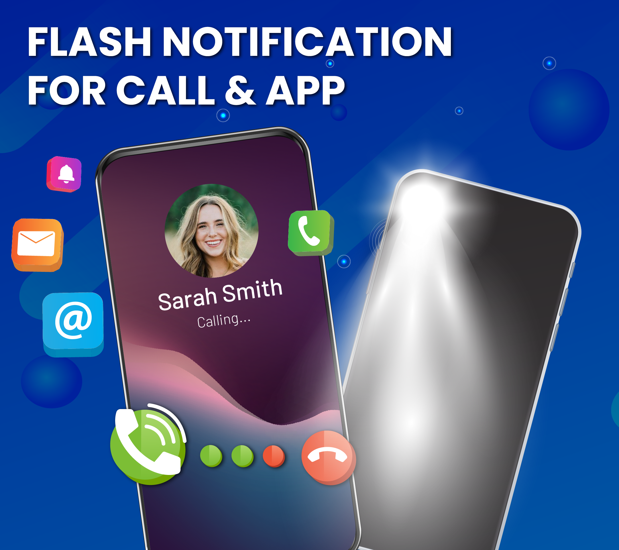 اسکرین شات 1 برنامه Call Flashlight: Flash Alert