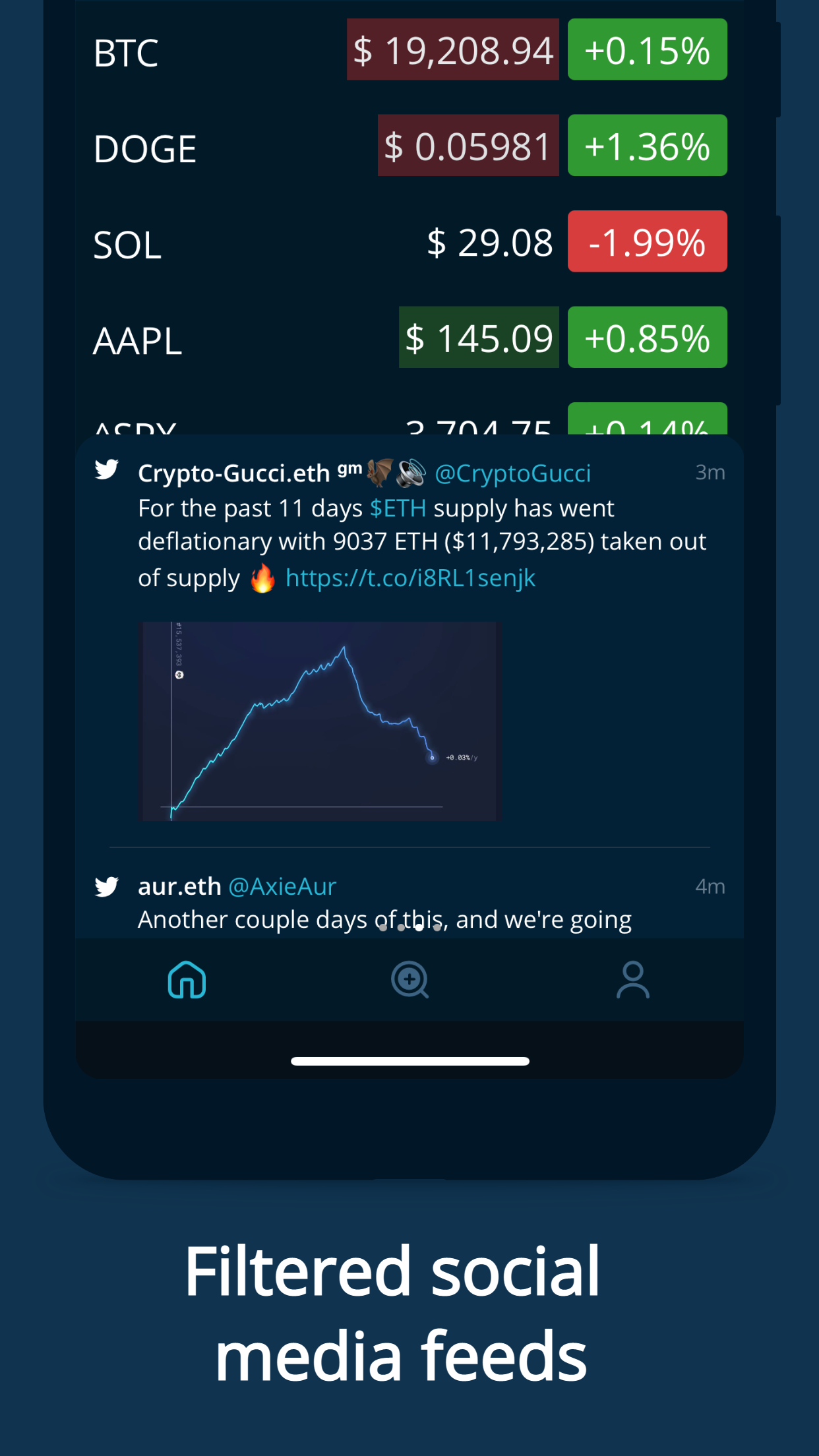 اسکرین شات 3 برنامه HODL Real-Time Crypto Tracker