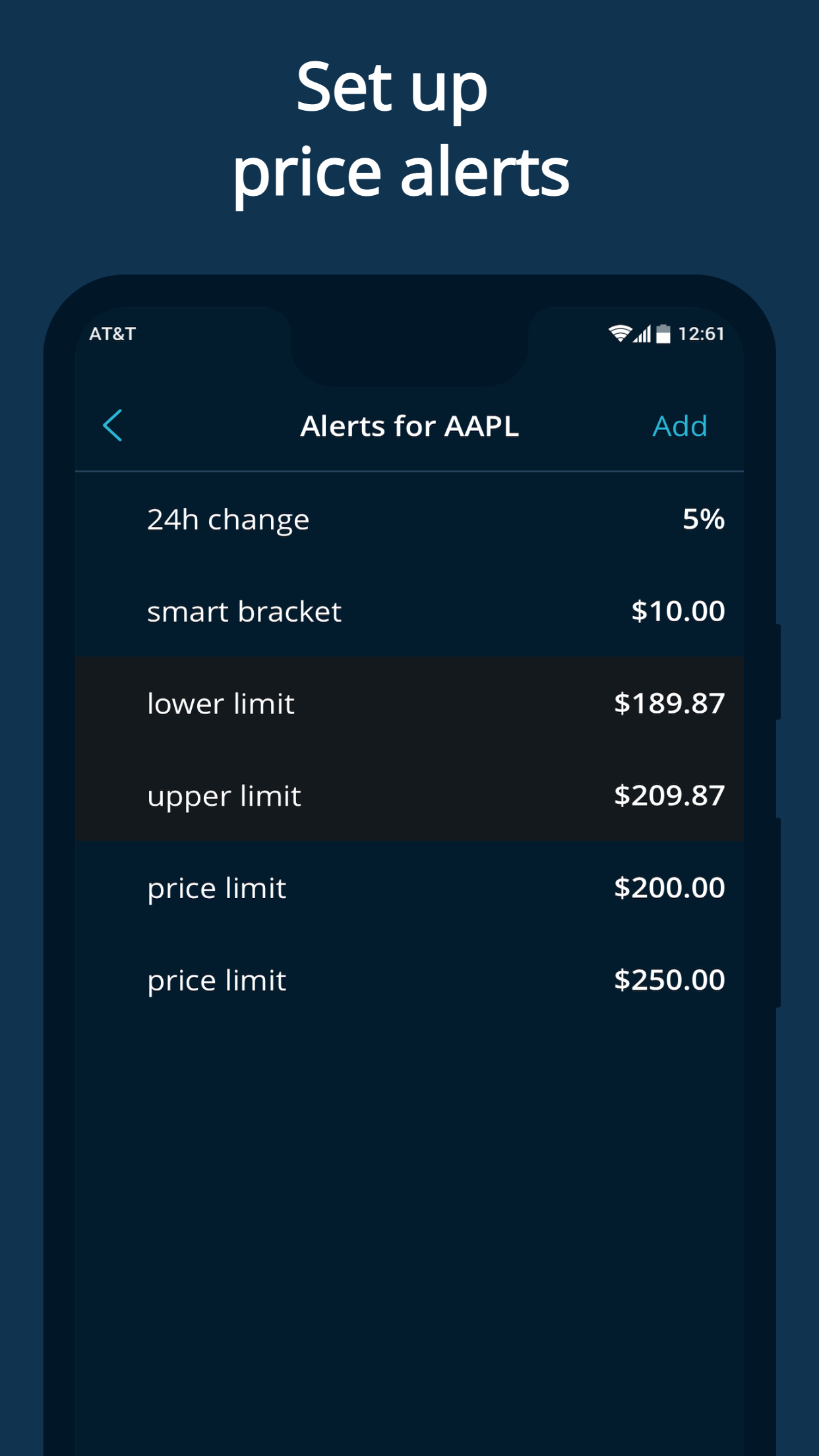اسکرین شات 5 برنامه HODL Real-Time Crypto Tracker
