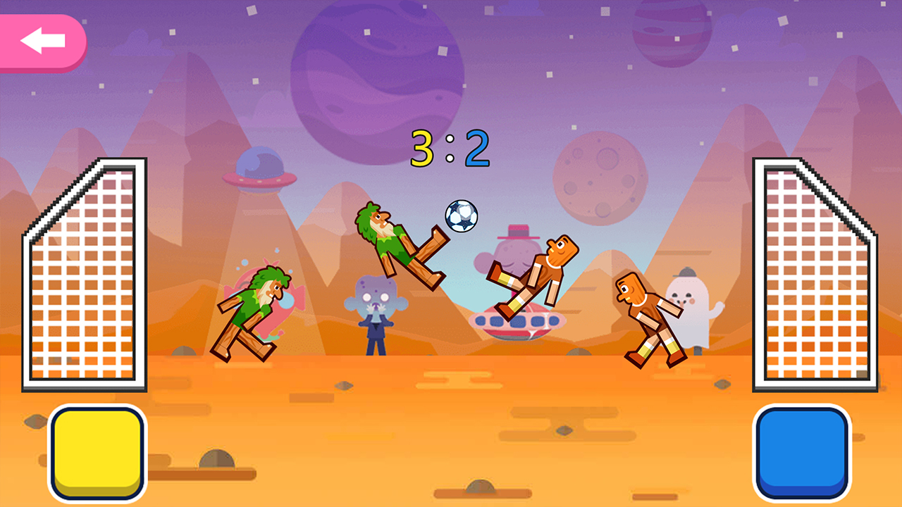 اسکرین شات 4 بازی Droll Soccer--fly ball