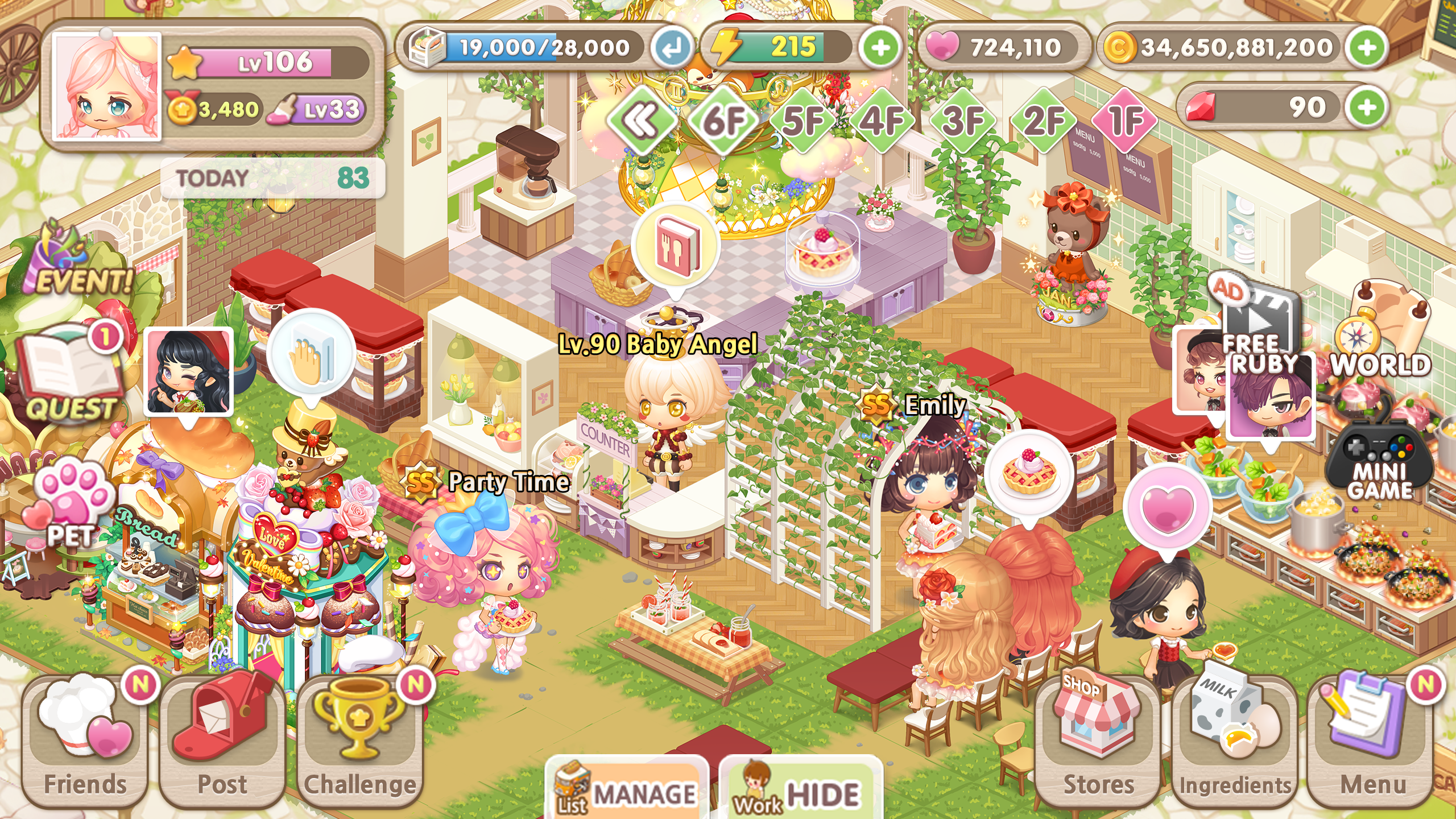 اسکرین شات 7 بازی My Secret Bistro :Cooking Game