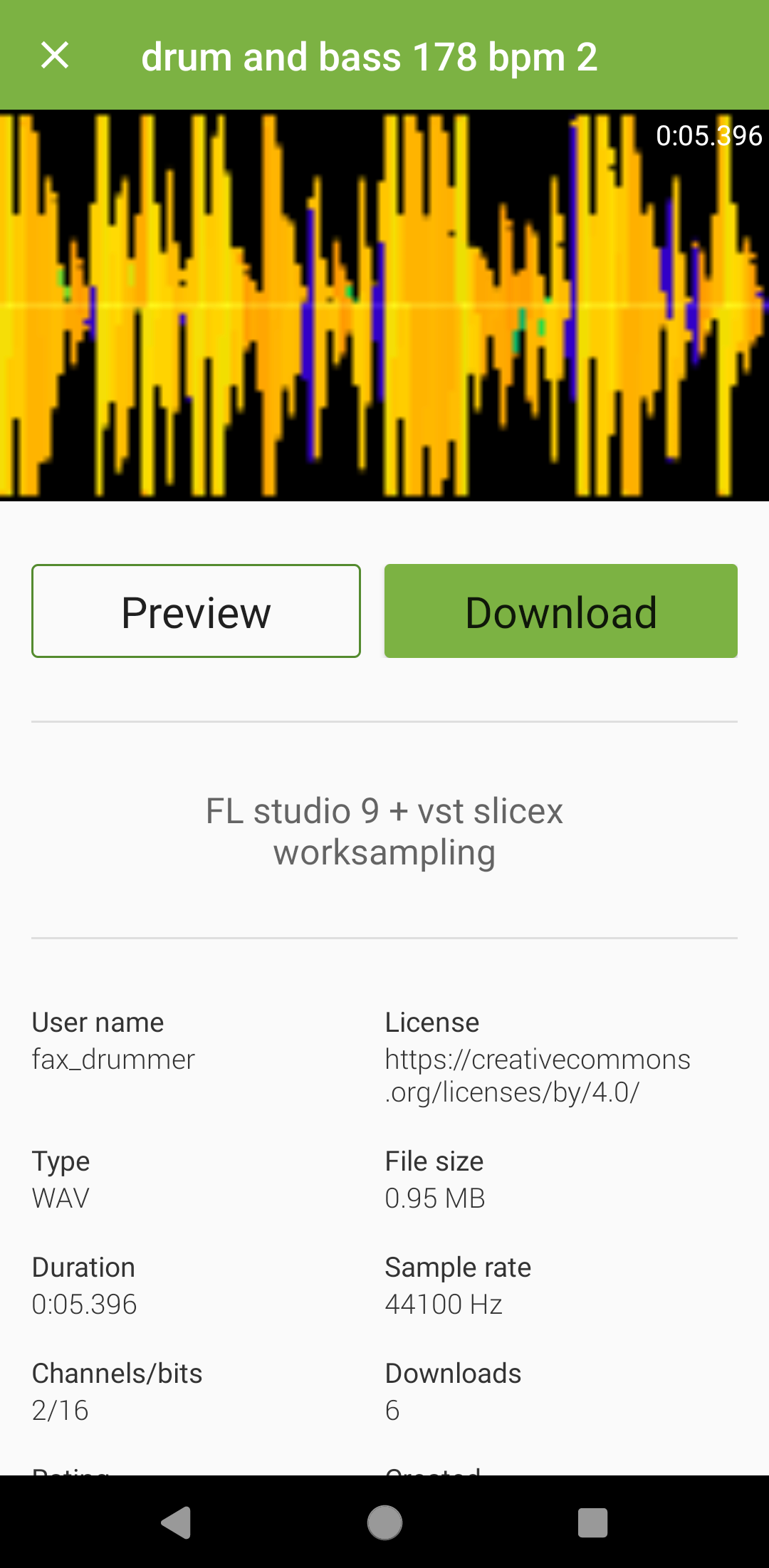اسکرین شات 1 برنامه Free Sounds - Samples & Loops