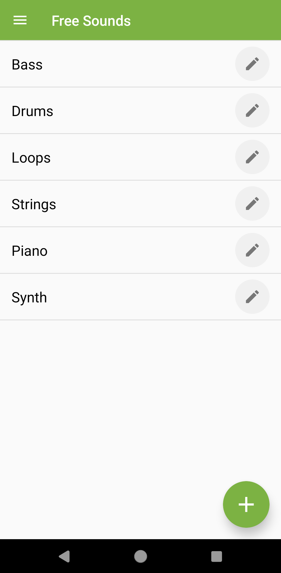 اسکرین شات 2 برنامه Free Sounds - Samples & Loops