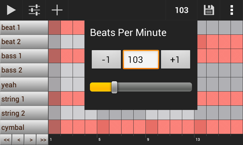 اسکرین شات 3 برنامه GrooveMixer Beat Maker