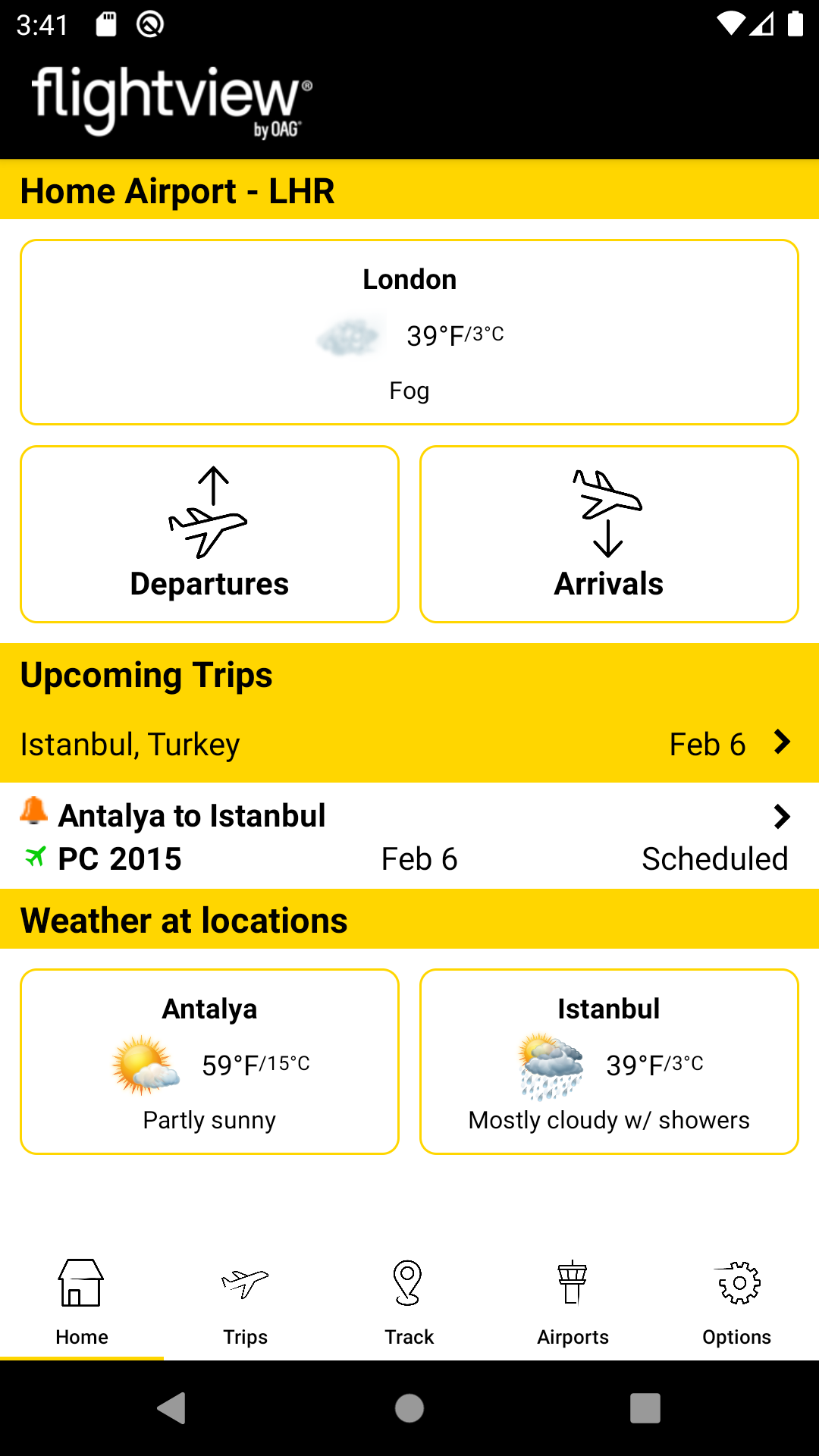 اسکرین شات 7 برنامه FlightView: Flight Tracker