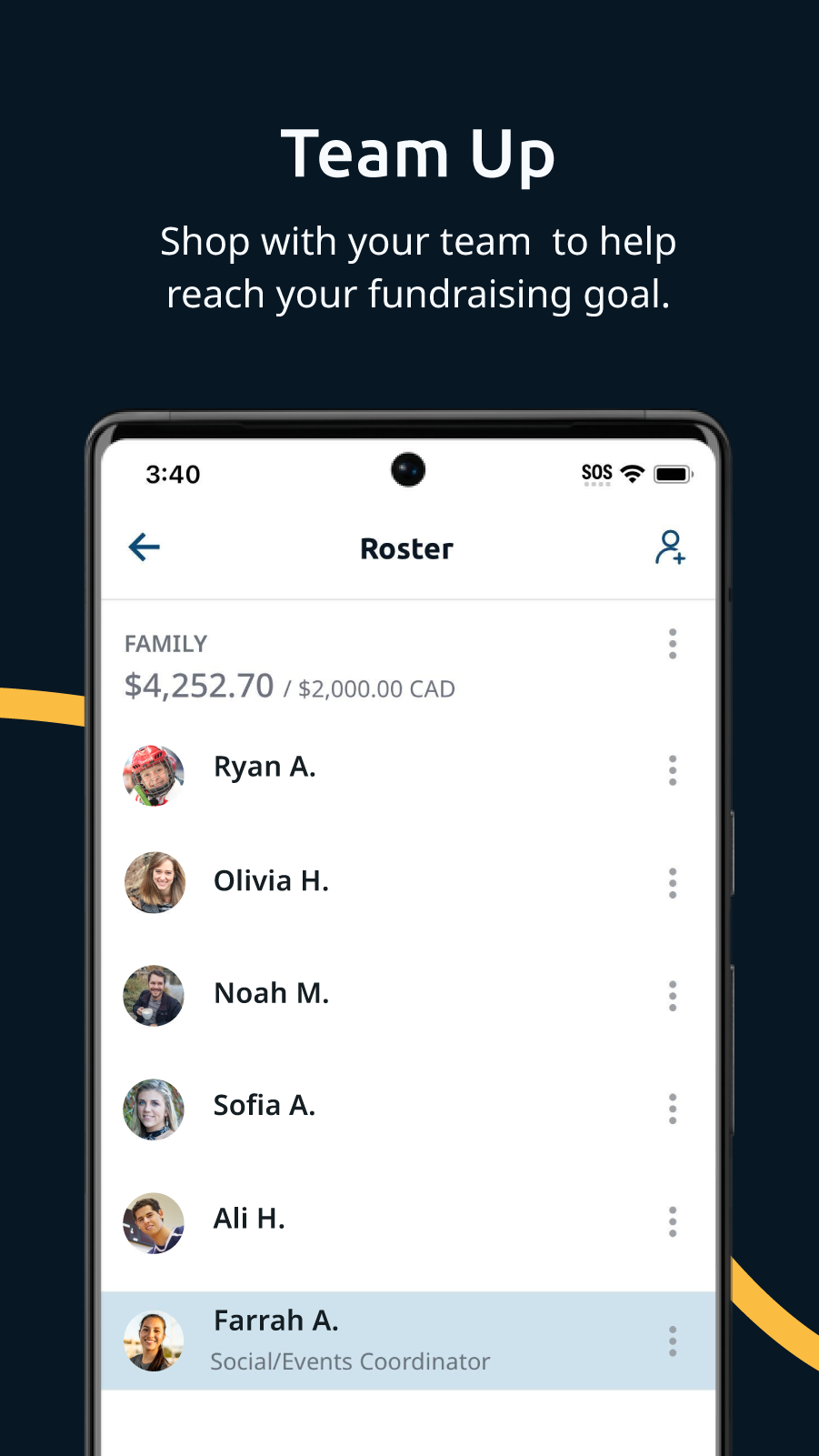 اسکرین شات 3 برنامه FlipGive Shop - Funding Sports