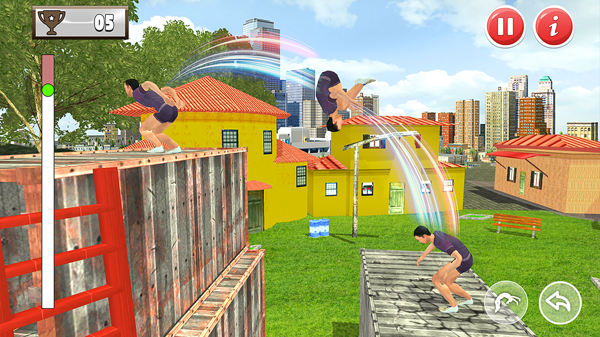 اسکرین شات 3 بازی Backflip Challenge:Stunt Games