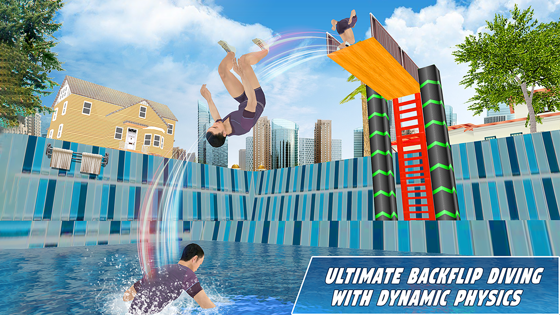 اسکرین شات 4 بازی Backflip Challenge:Stunt Games