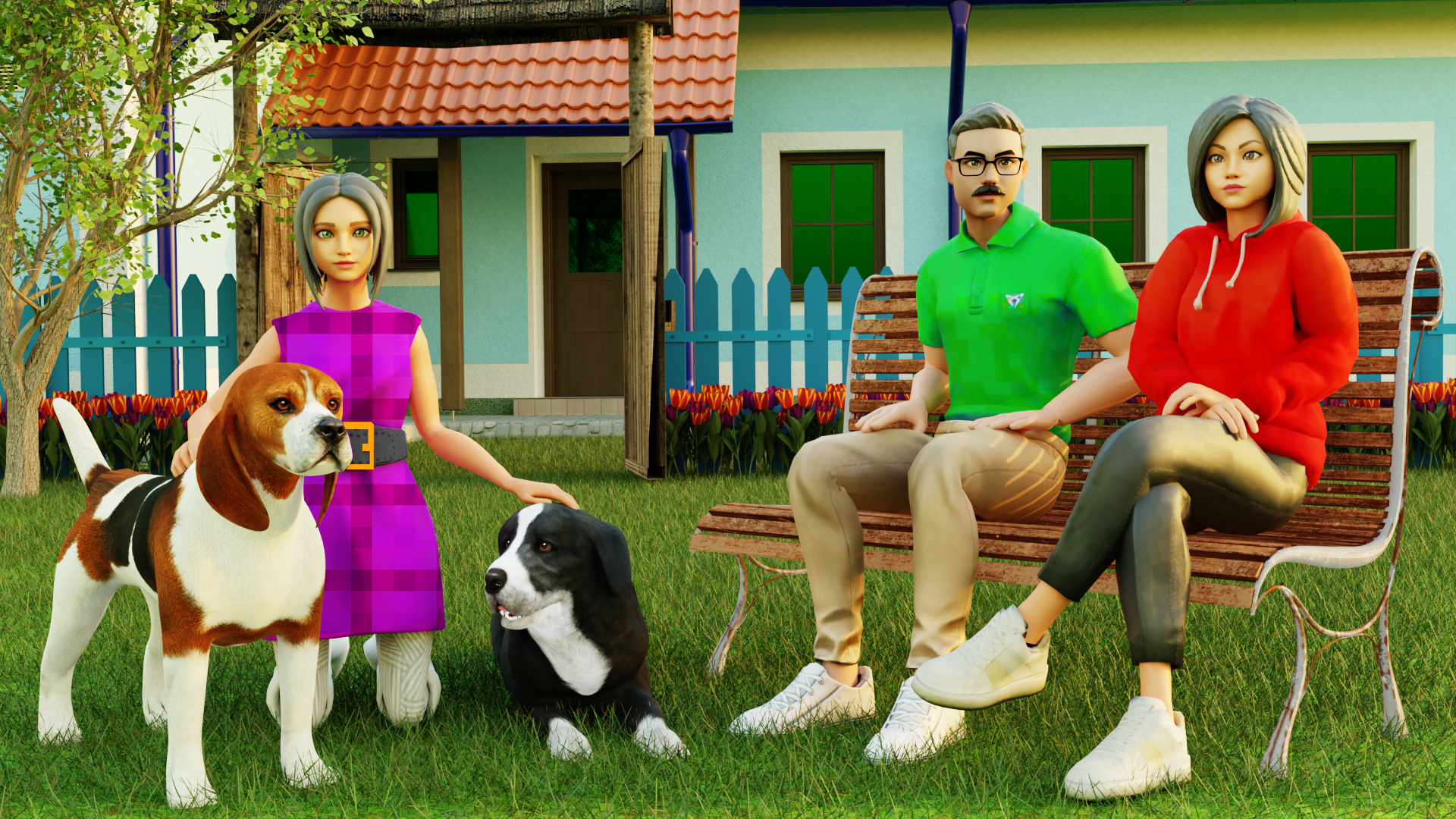 اسکرین شات 1 بازی Virtual Dog Sim: Pet Dog Games