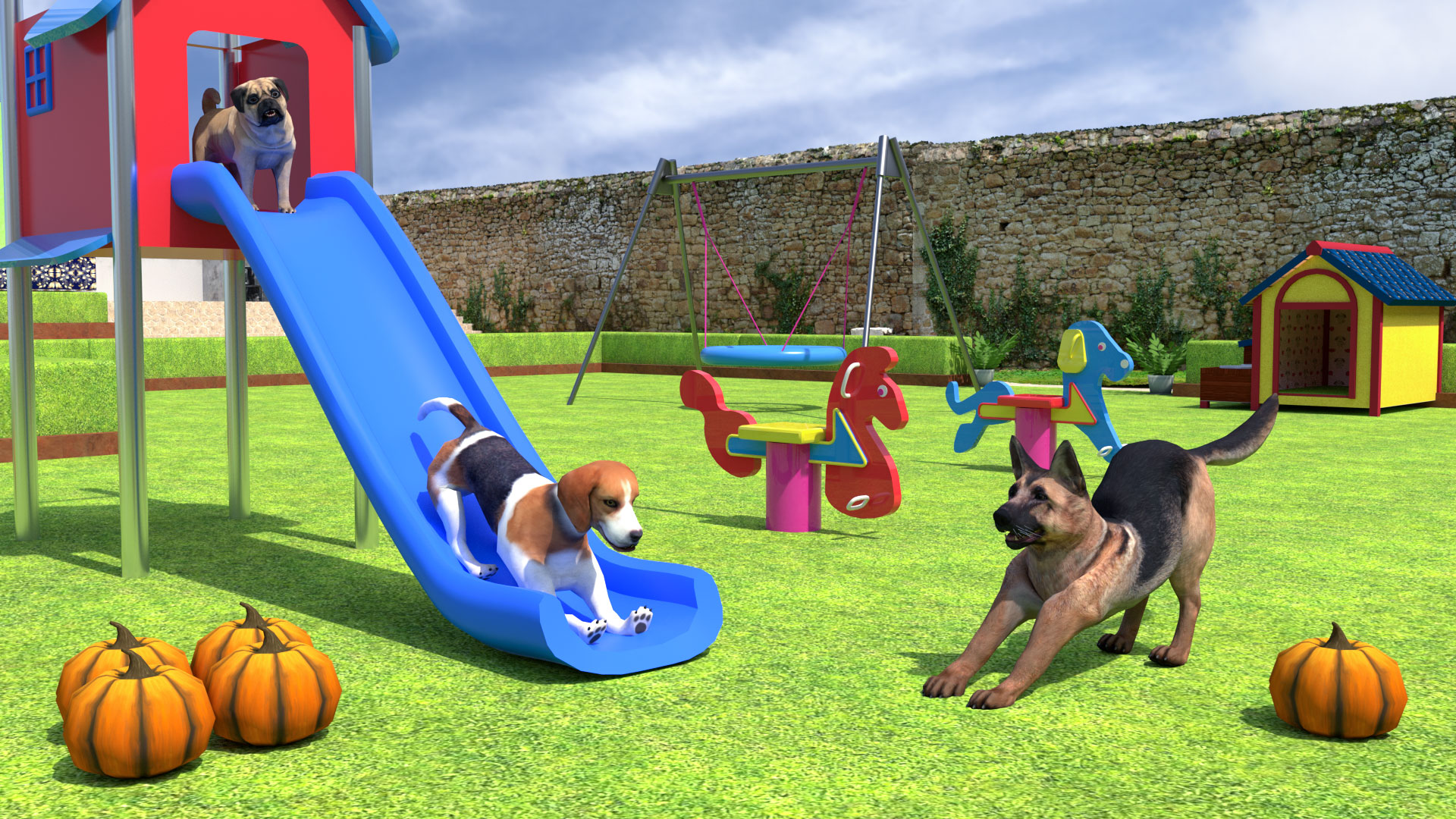 اسکرین شات 6 بازی Virtual Dog Sim: Pet Dog Games