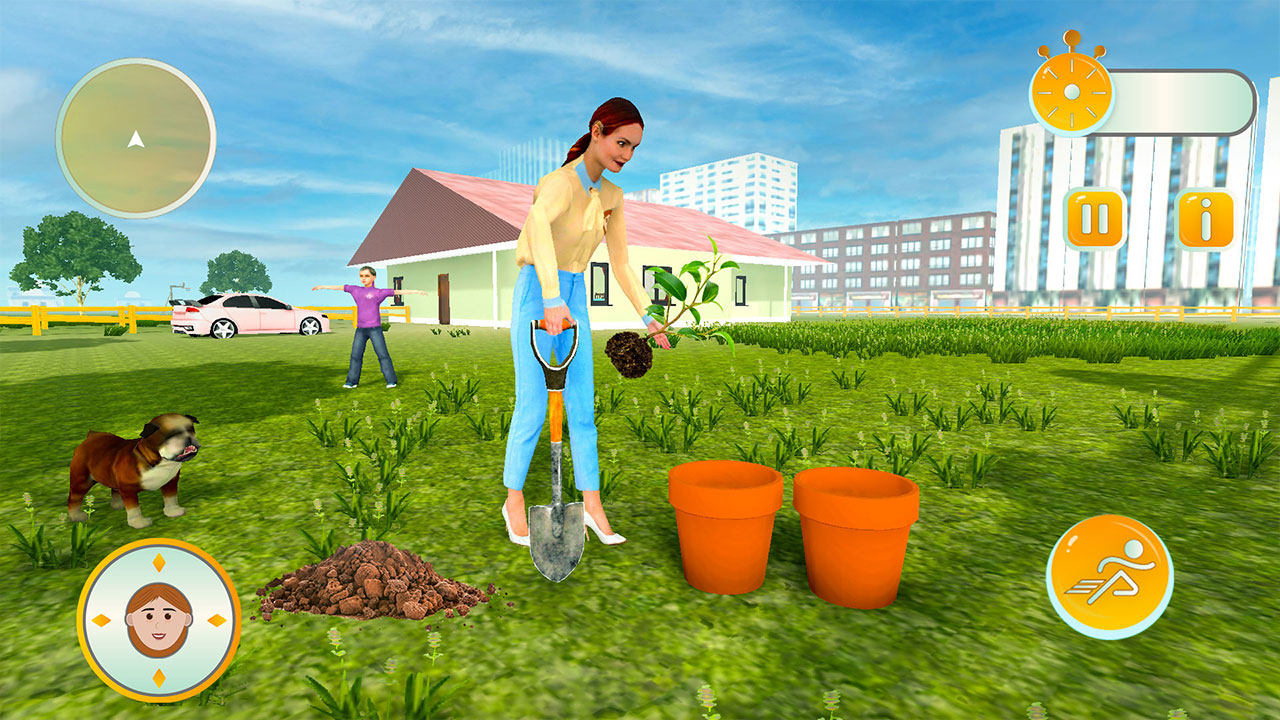 اسکرین شات 3 بازی Virtual Mom Happy Family Game