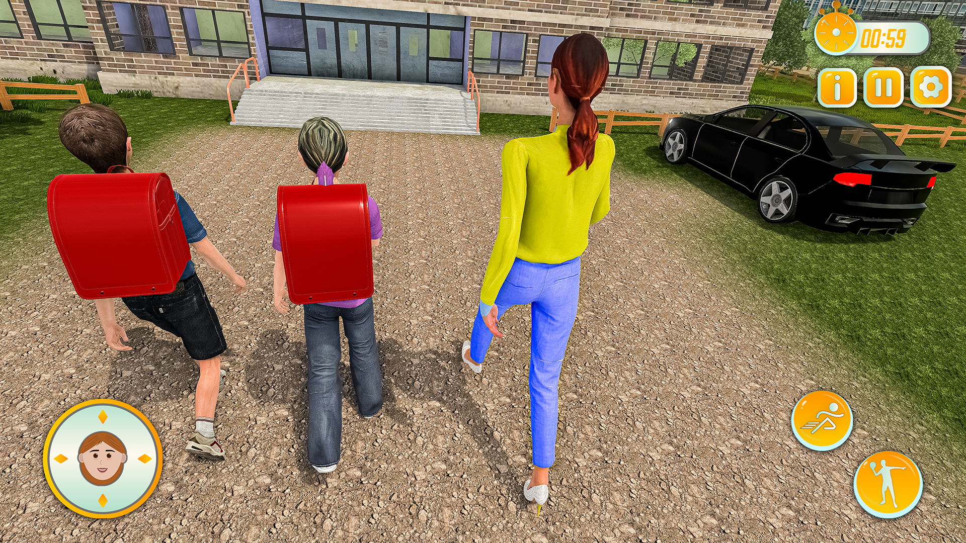 اسکرین شات 1 بازی Virtual Mom Happy Family Game