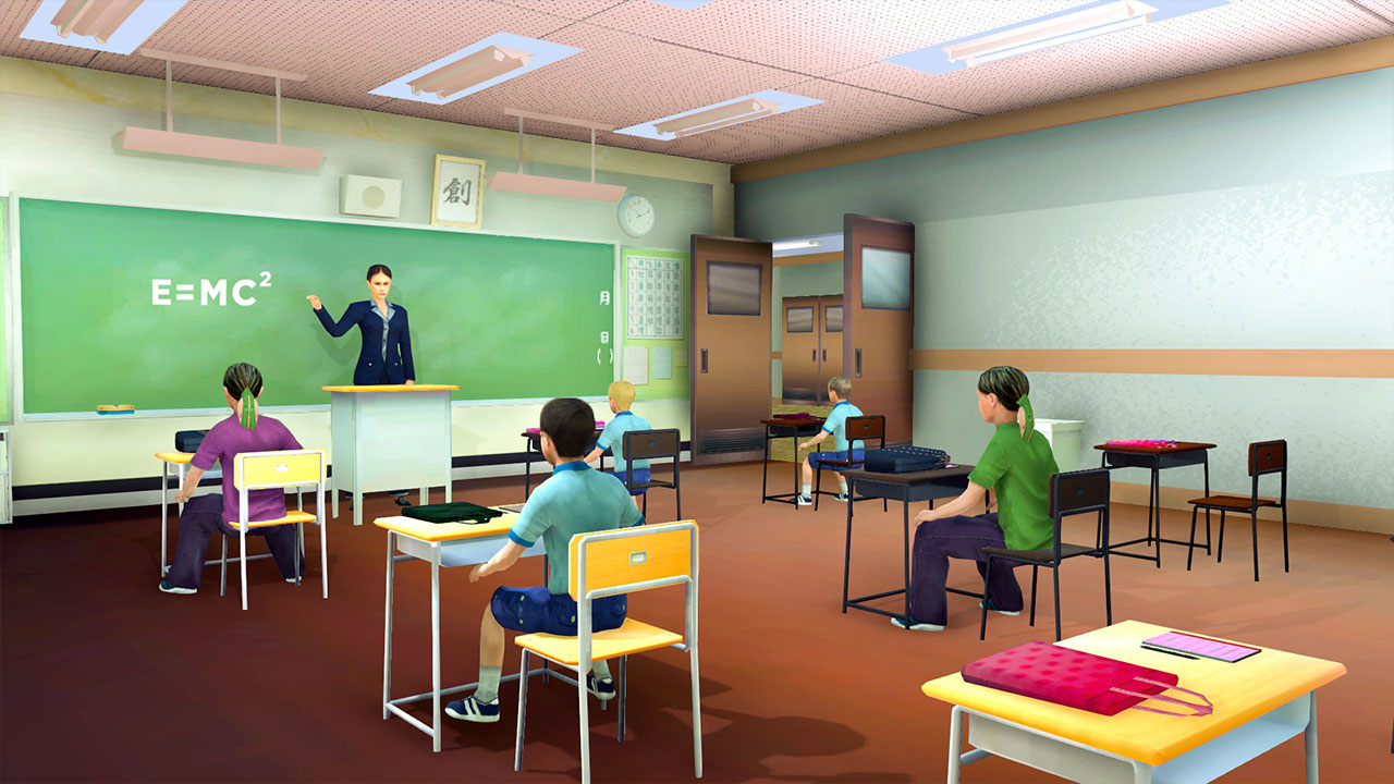 اسکرین شات 1 بازی High School Education Game