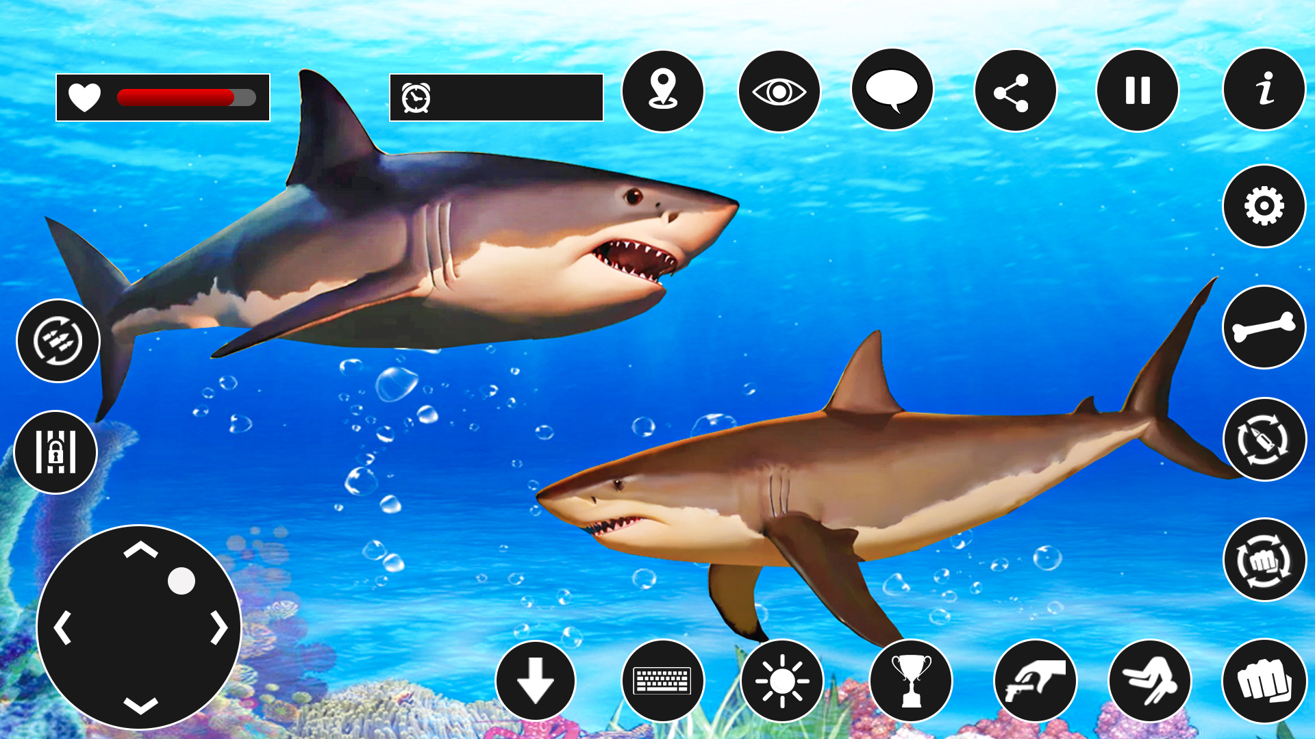 اسکرین شات 4 بازی shark racing: sharks game