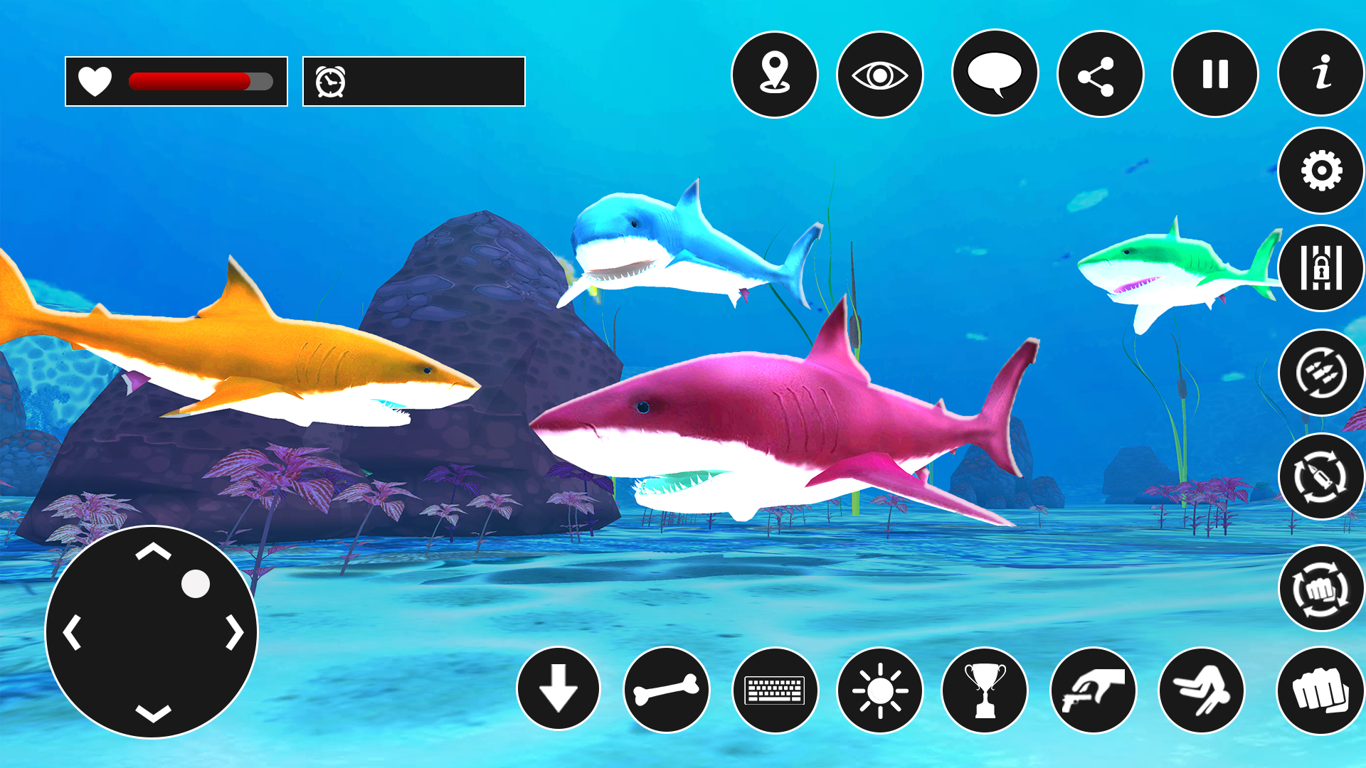 اسکرین شات 1 بازی shark racing: sharks game