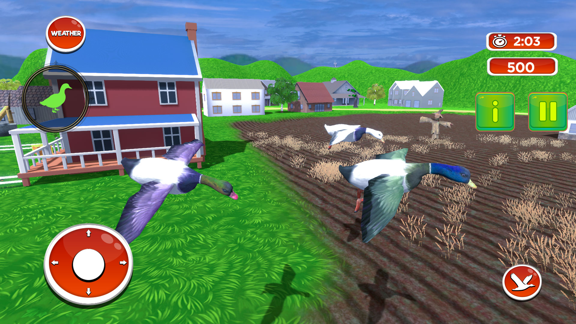 اسکرین شات 2 بازی Talking Duck Bird game